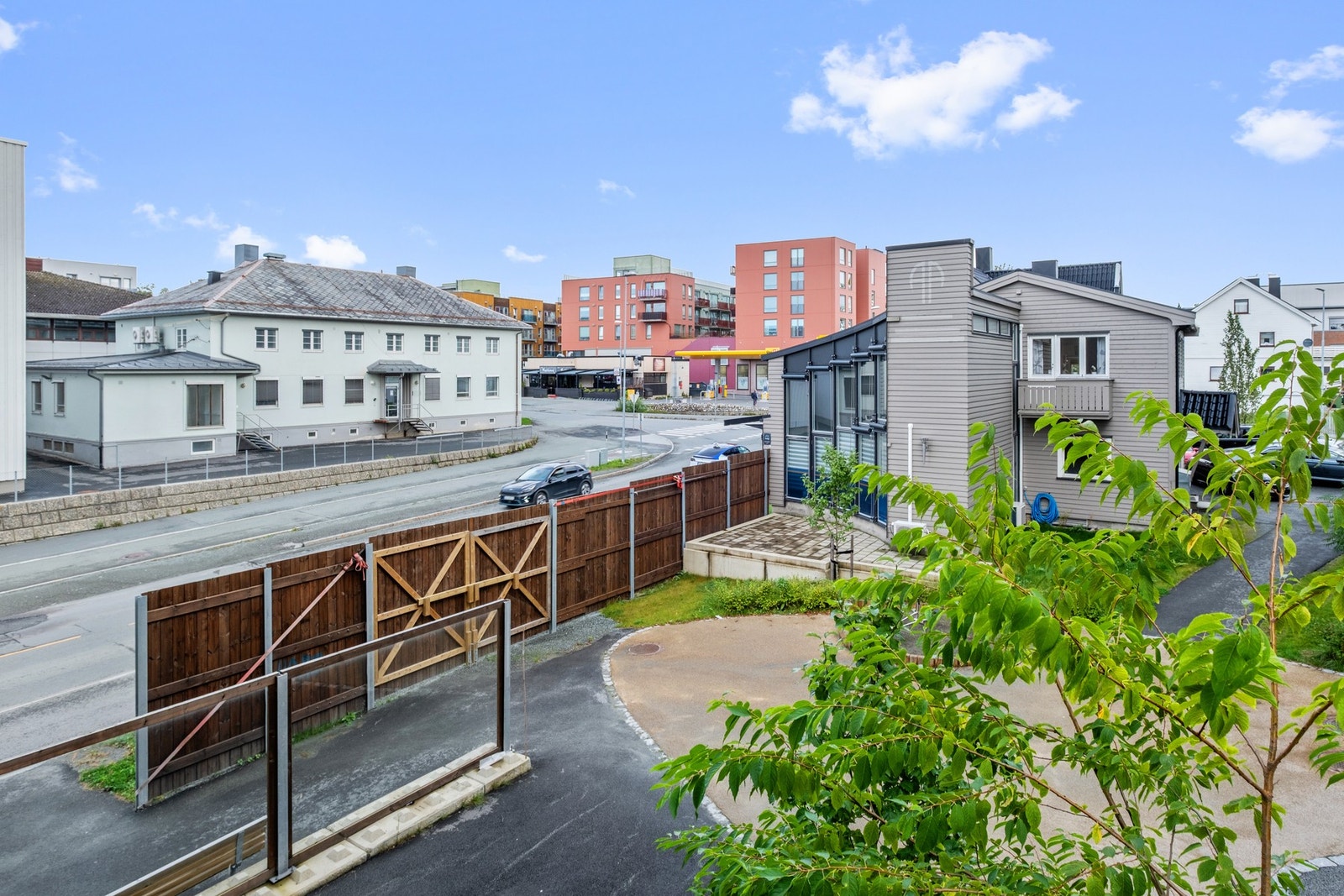 Flott utsikt fra balkongen. Galleribilde