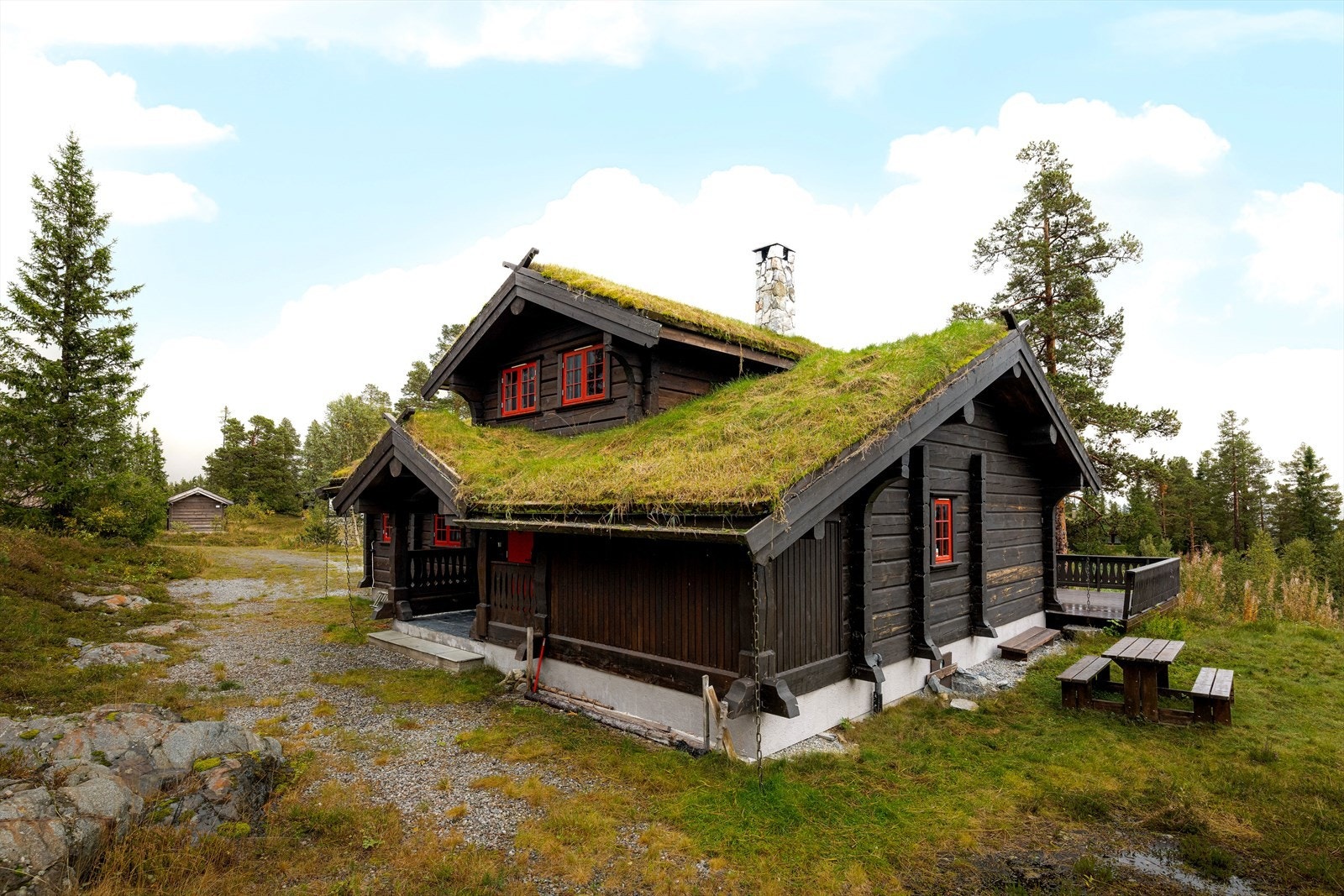 Åråhovde hyttefelt har en unik beliggenhet midt i fjell-Telemark på 850 moh, med Gaustatoppen som nærmeste nabo. Galleribilde