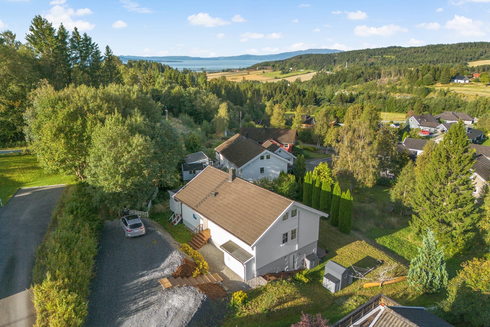 Parkering ved eiendommen Galleribilde