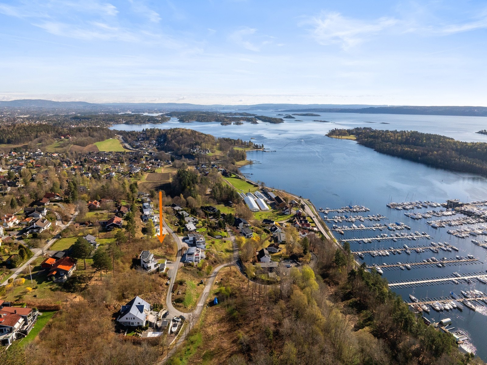 Stor og flott tomt på over 1,4 mål med panoramautsikt over Leangbukta og Oslofjorden Galleribilde