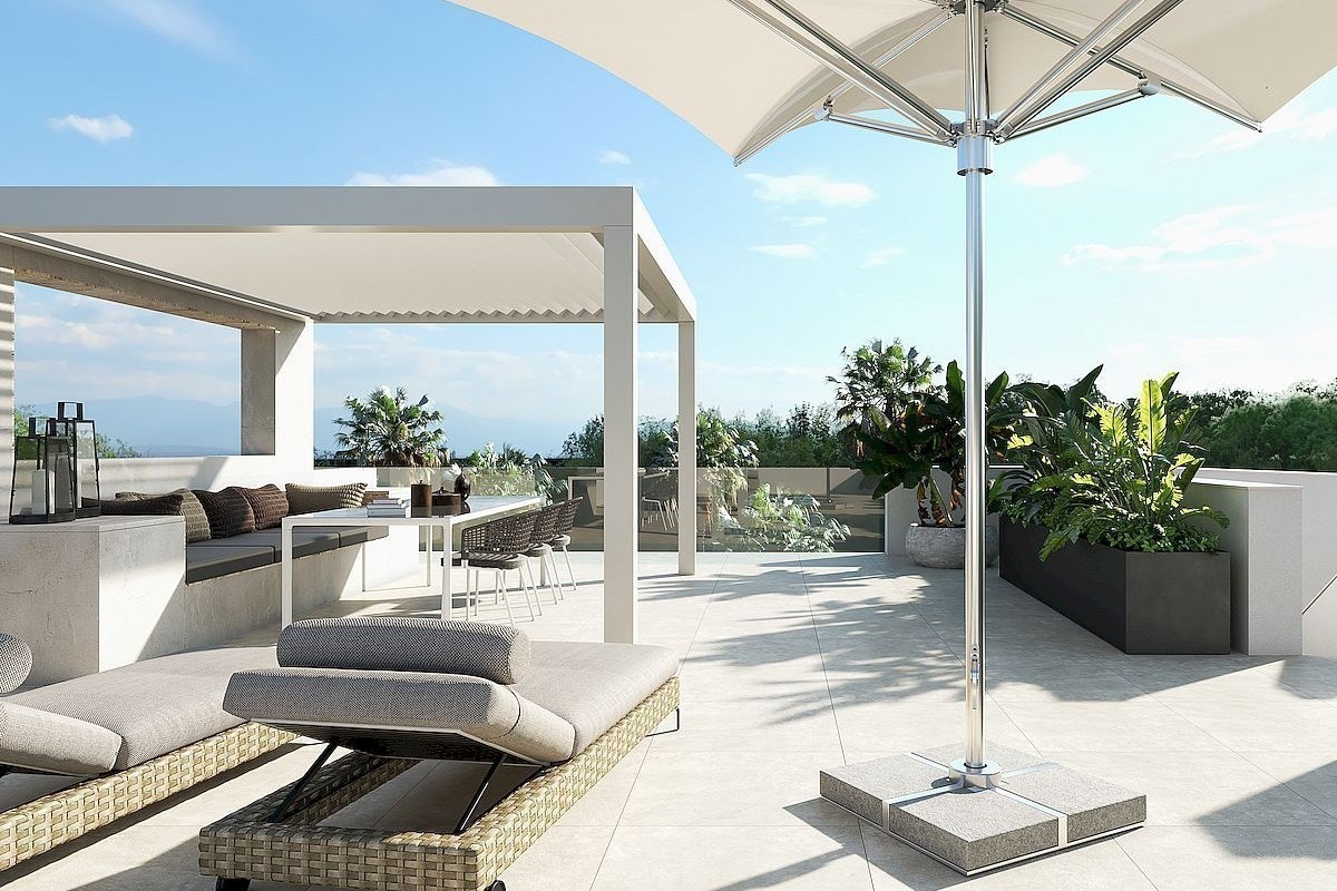 Noen har takterrasse Galleribilde