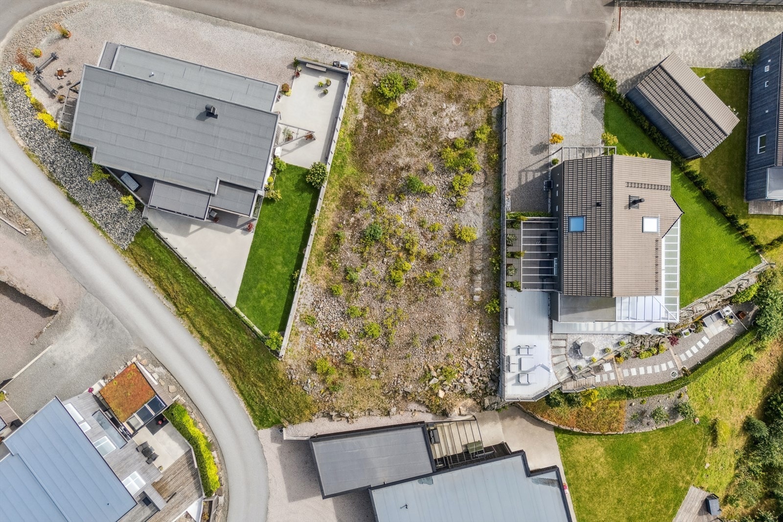 Fritidstomt - Skomraglia 17 - sett ovenfra Galleribilde