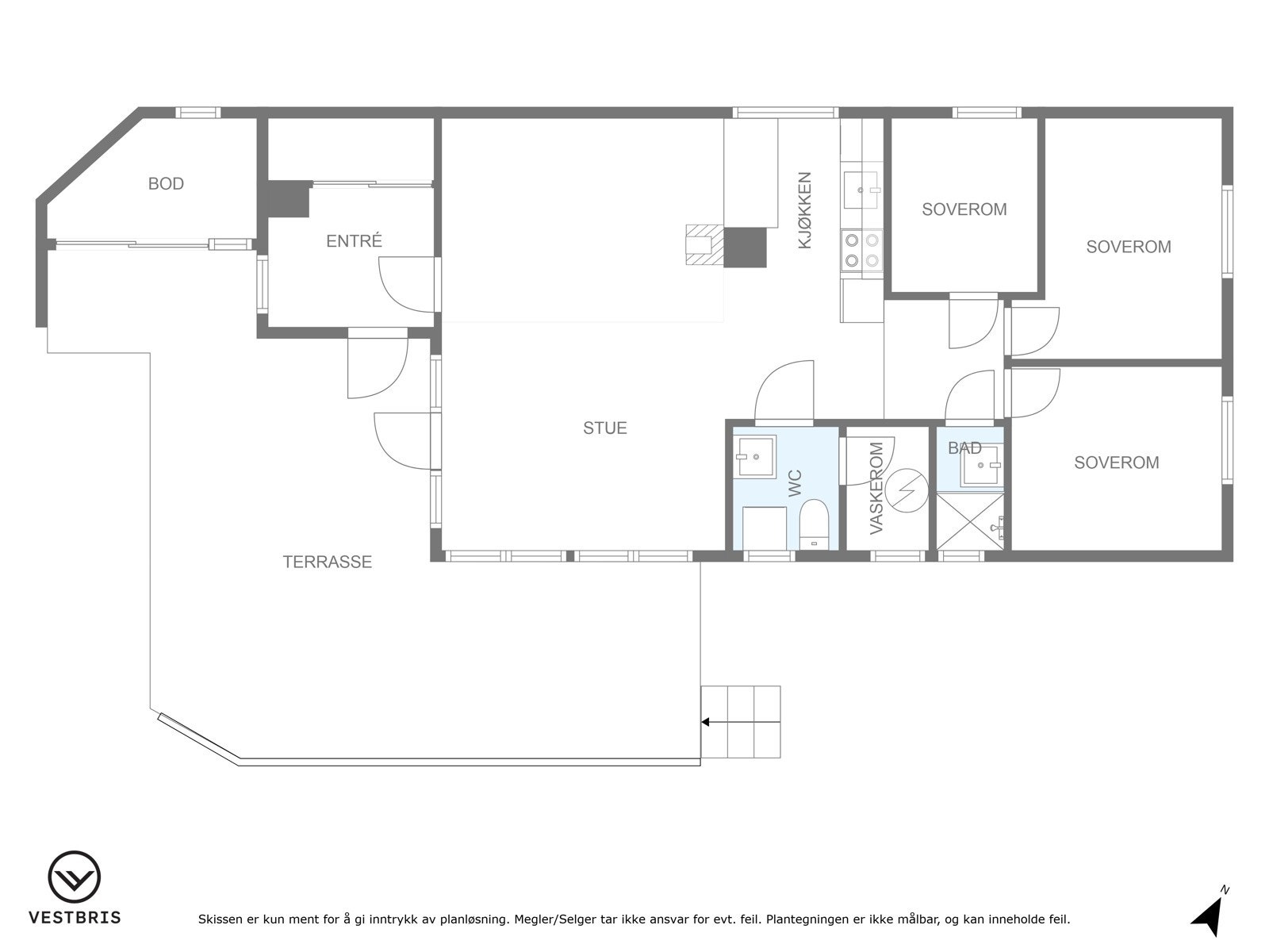 Plantegning Galleribilde
