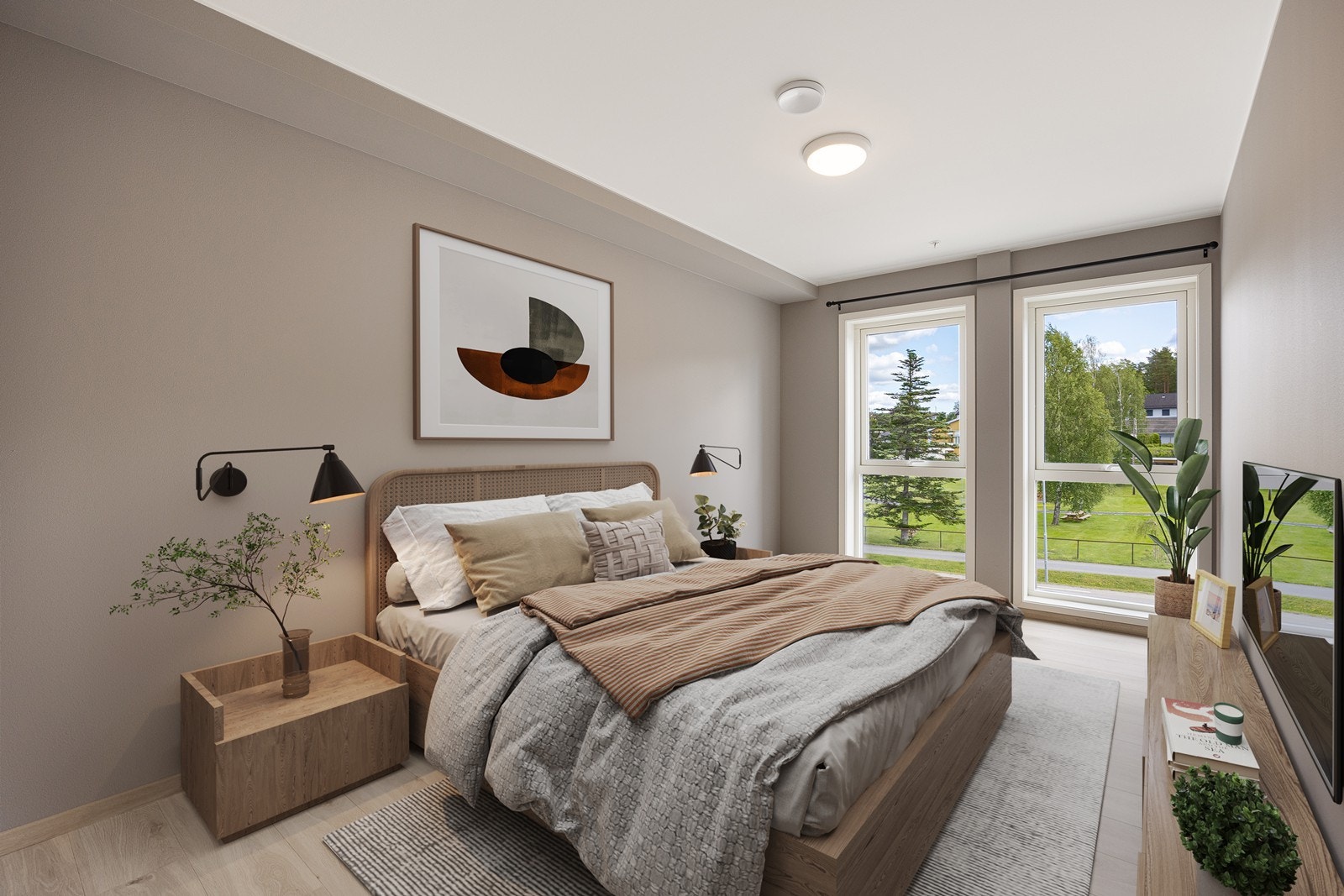 Illustrasjonsbilde - digitalt stylet foto, som viser mulighetene. Galleribilde