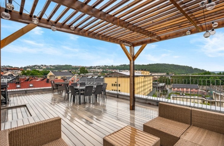 Felles takterrasse Galleribilde