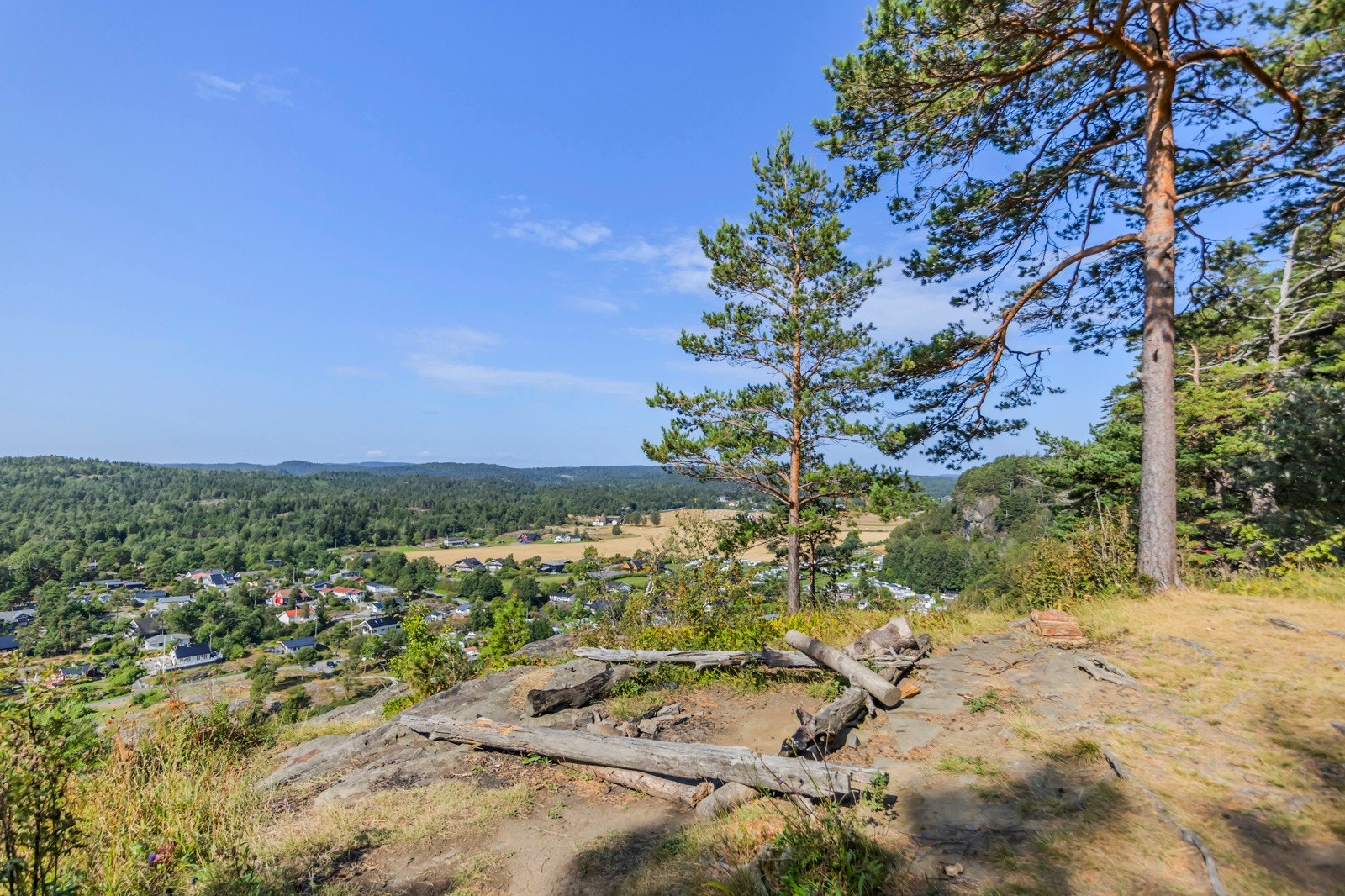 Utsikten fra Rognsåsen Galleribilde
