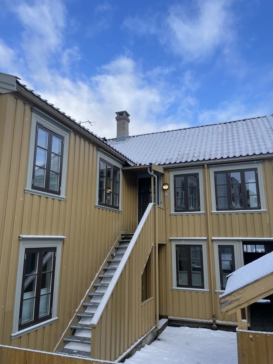 Bakgård Galleribilde