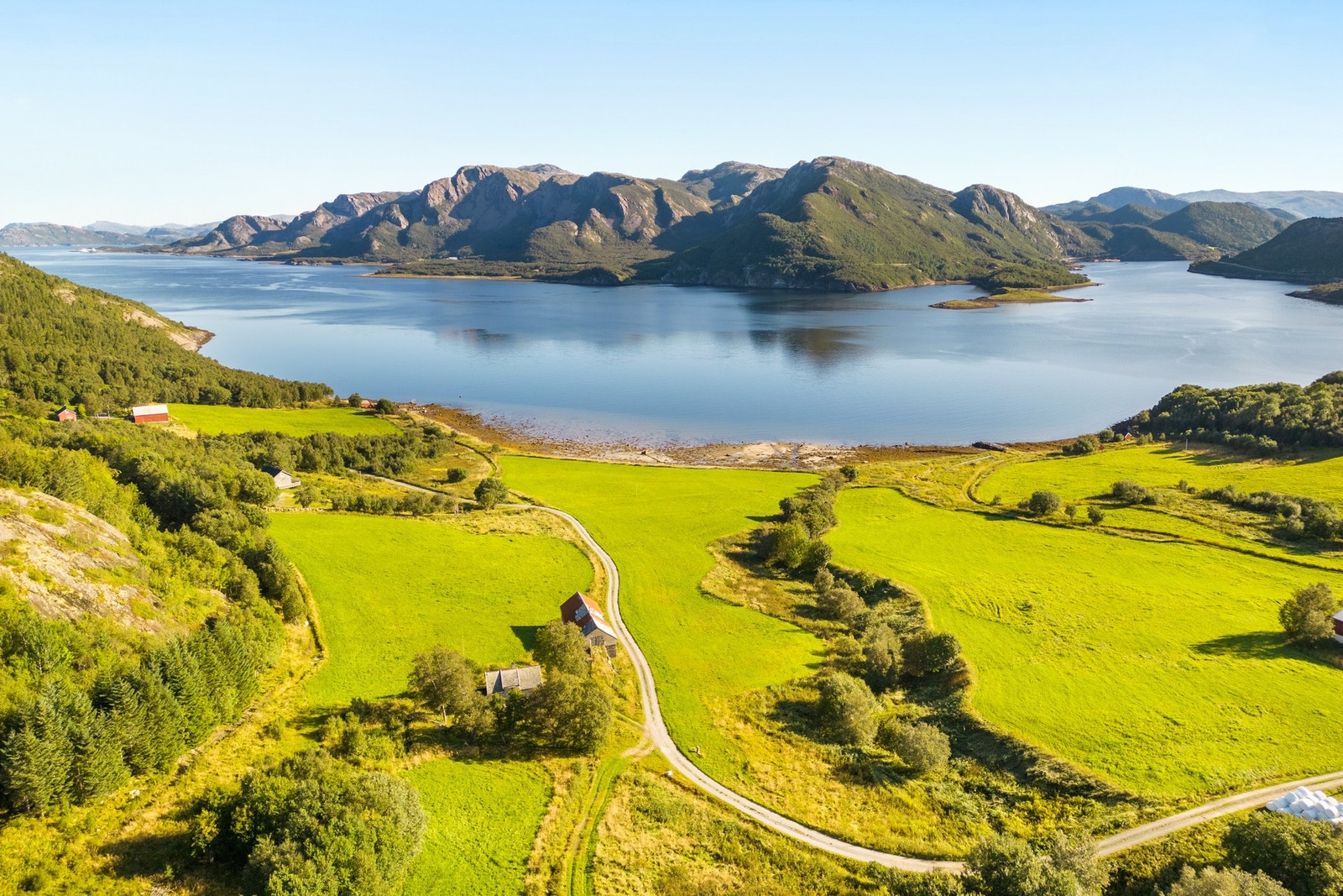 Eiendommen består av 4 teiger på til sammen 666 daa. Galleribilde