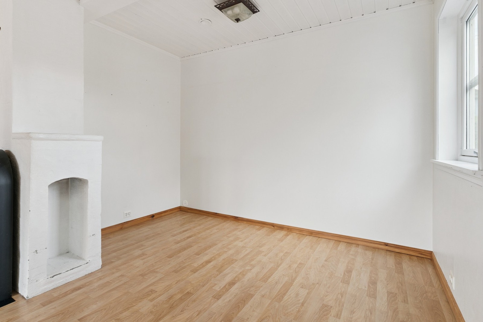 Del av stue som tidligere var soverom. Galleribilde