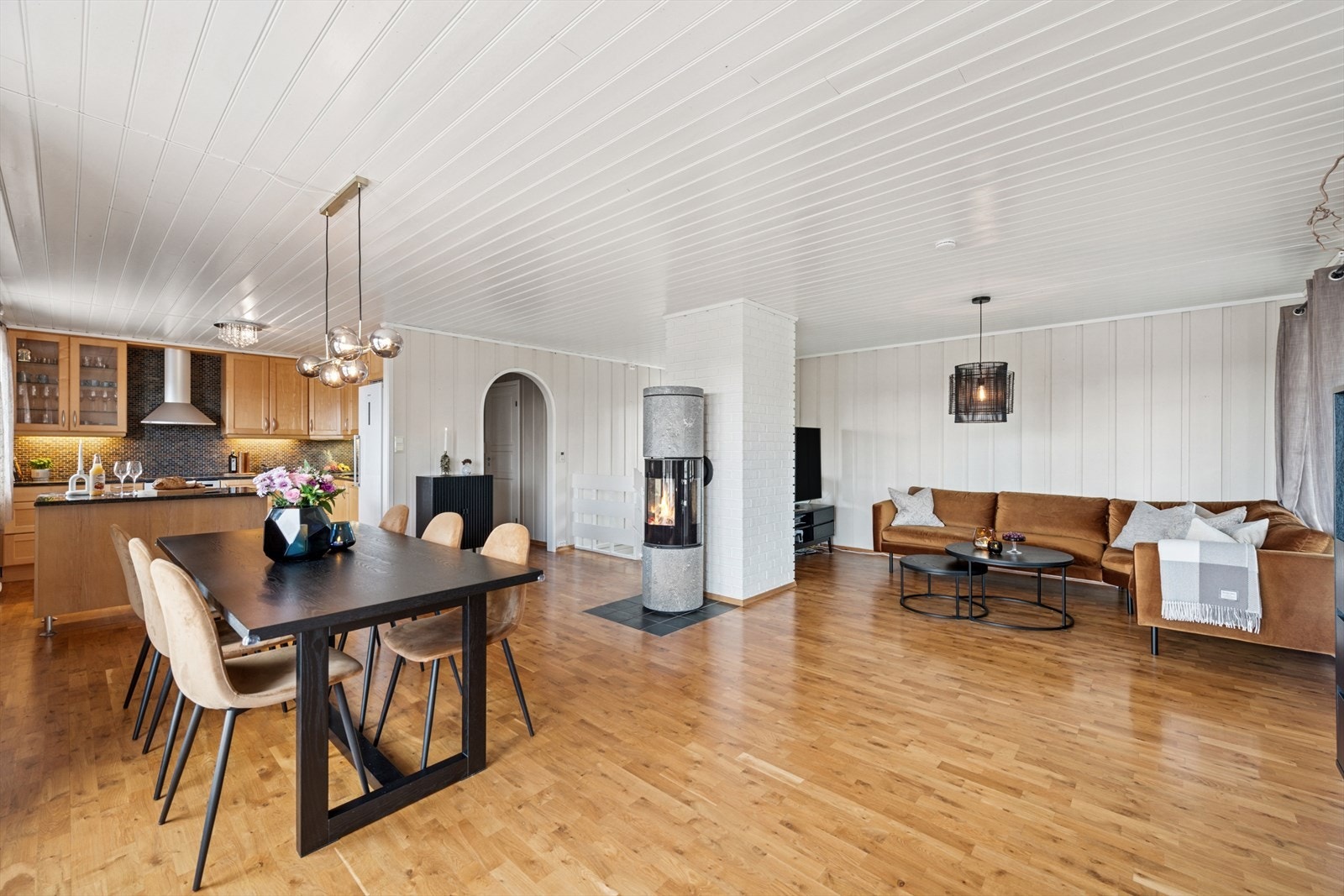 God plass til å kunne møblere i flere soner. Galleribilde