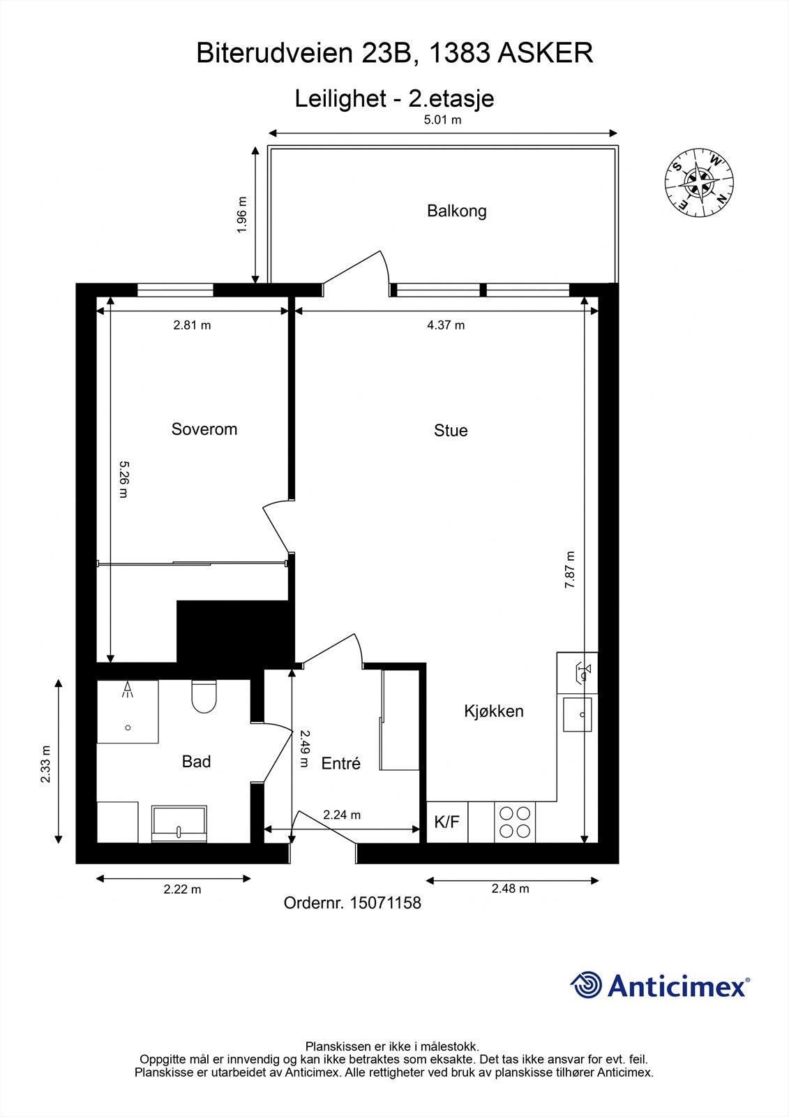 Plantegning Galleribilde