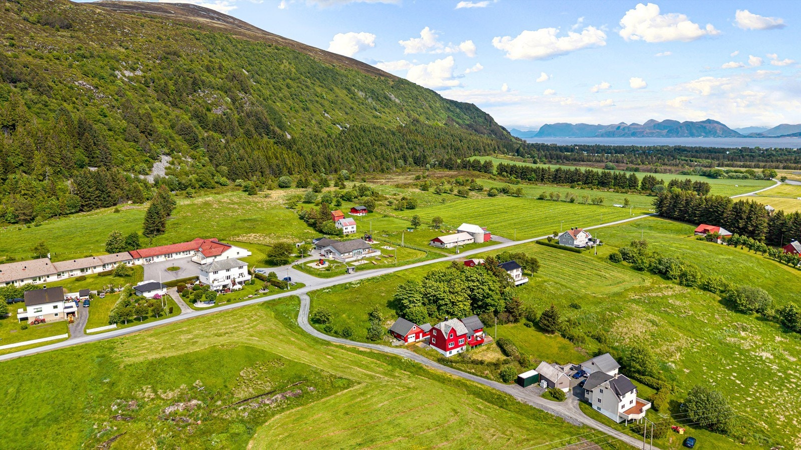 Dronebilde nærområde Galleribilde