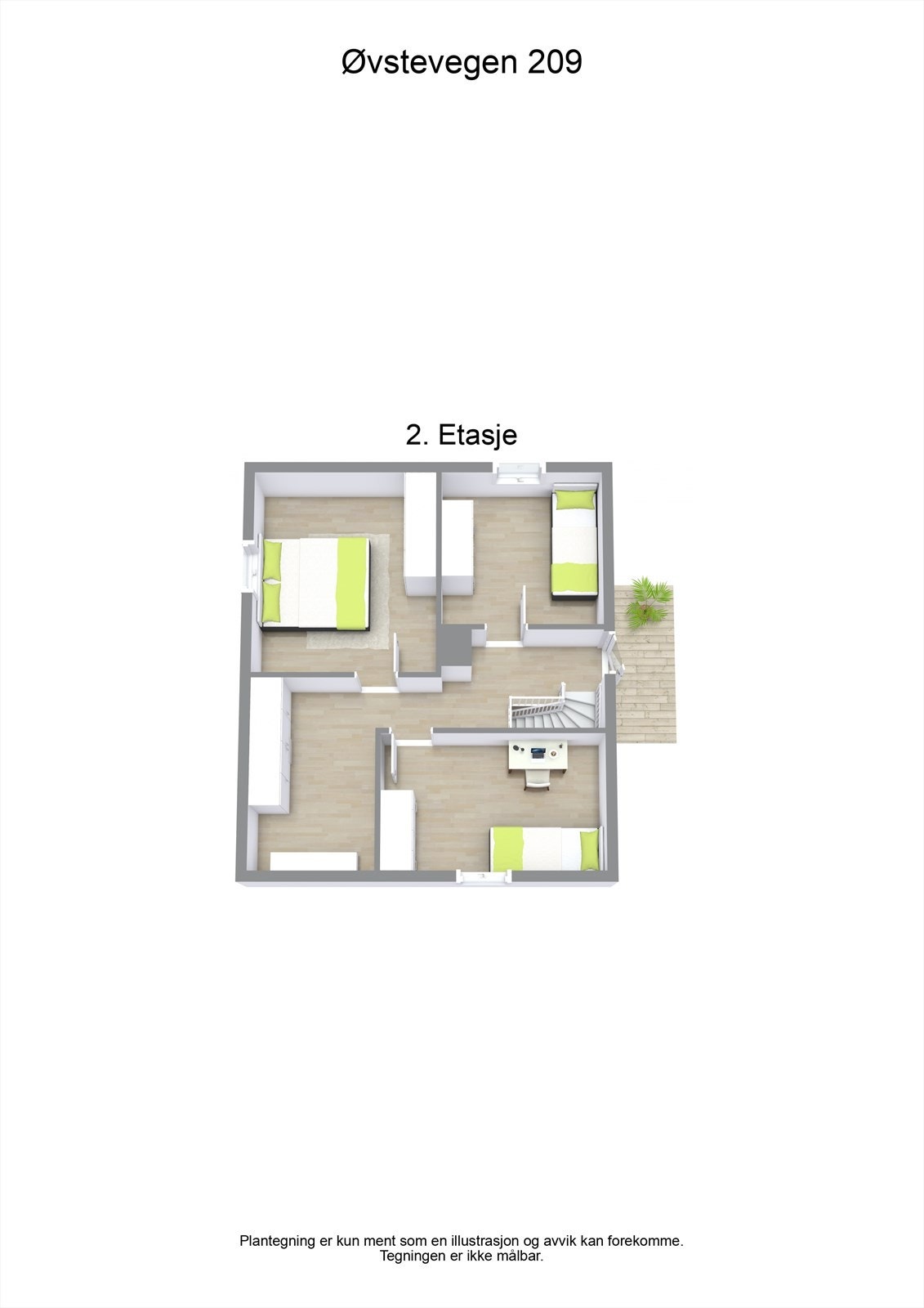 Øvstevegen 209 - 3D - 2 Galleribilde