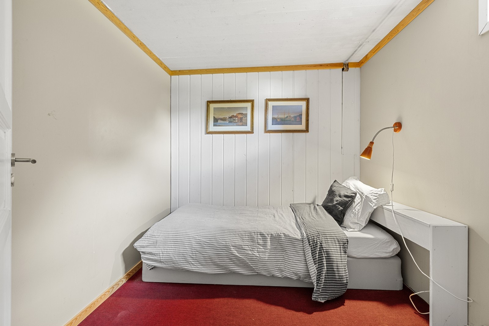 Rom nr. 2 i kjelleren som er innredet som soverom. Galleribilde