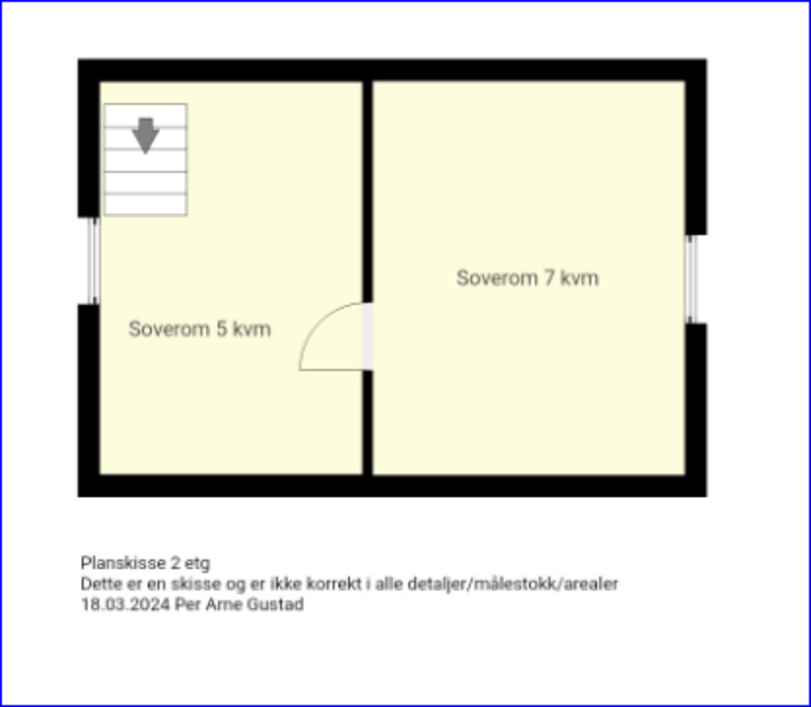 Planskisse 2. etasje Galleribilde