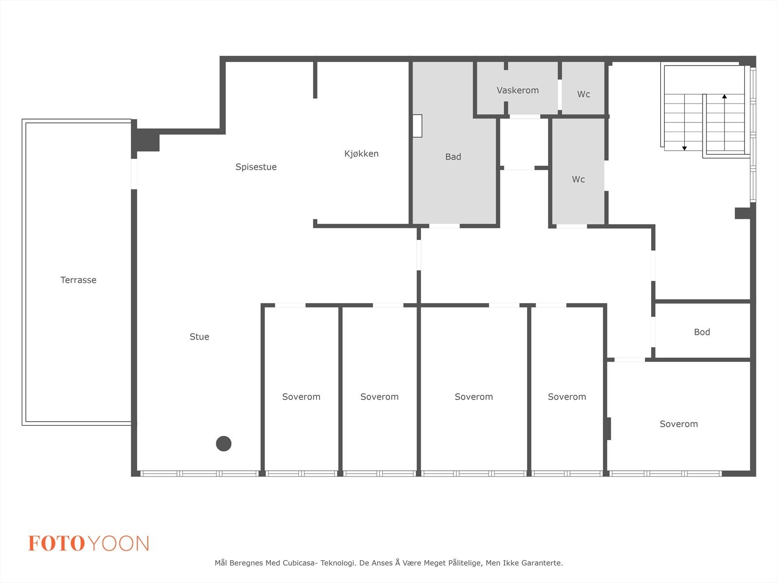 Planskisse leilighet Galleribilde