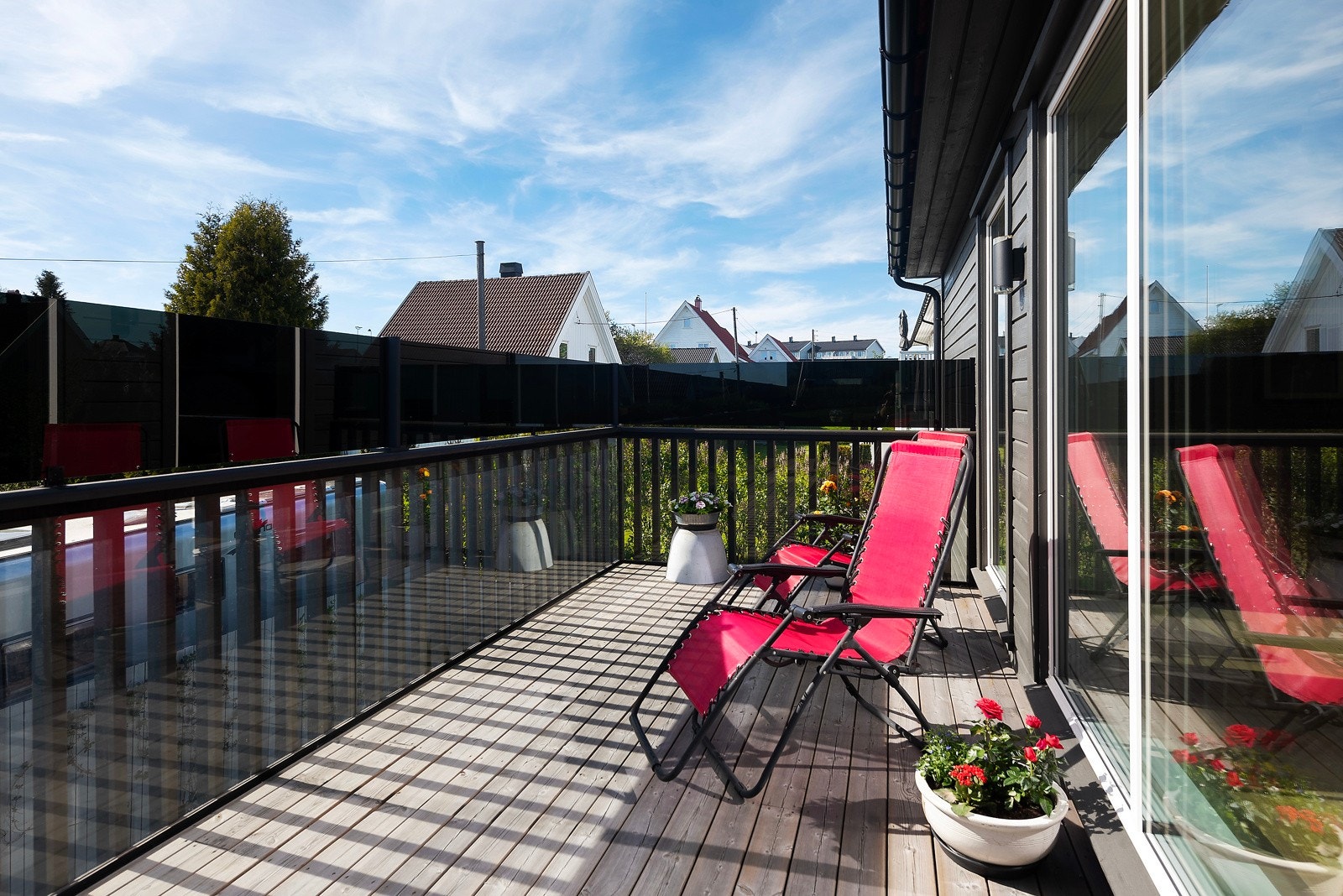 Godt skjermet balkong Galleribilde