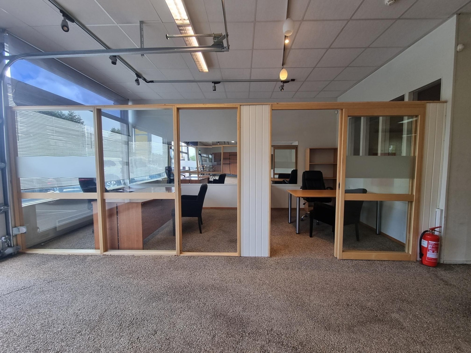 Lokalet er i dag innredet med 2 kontorceller. Galleribilde