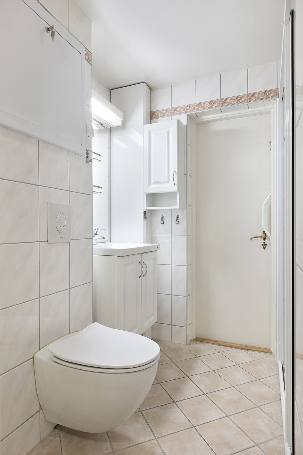 Det er opplegg for vaskemaskin. Galleribilde