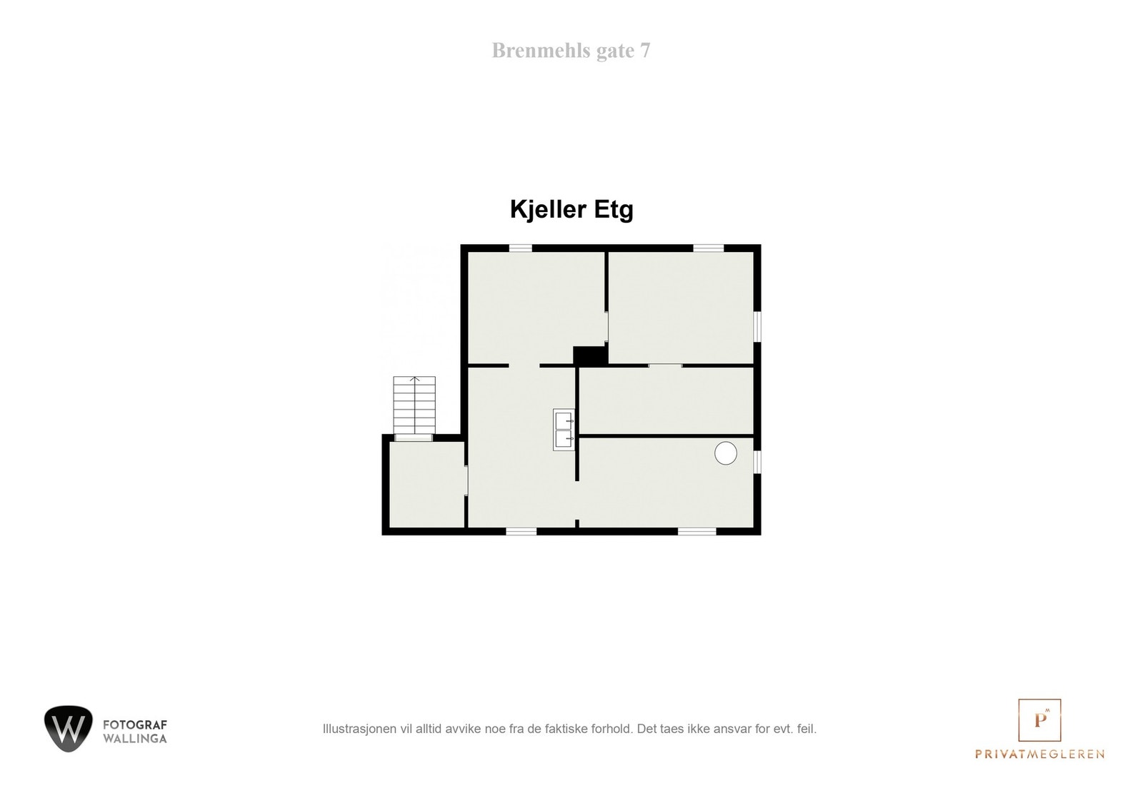 Plantegning kjeller Galleribilde