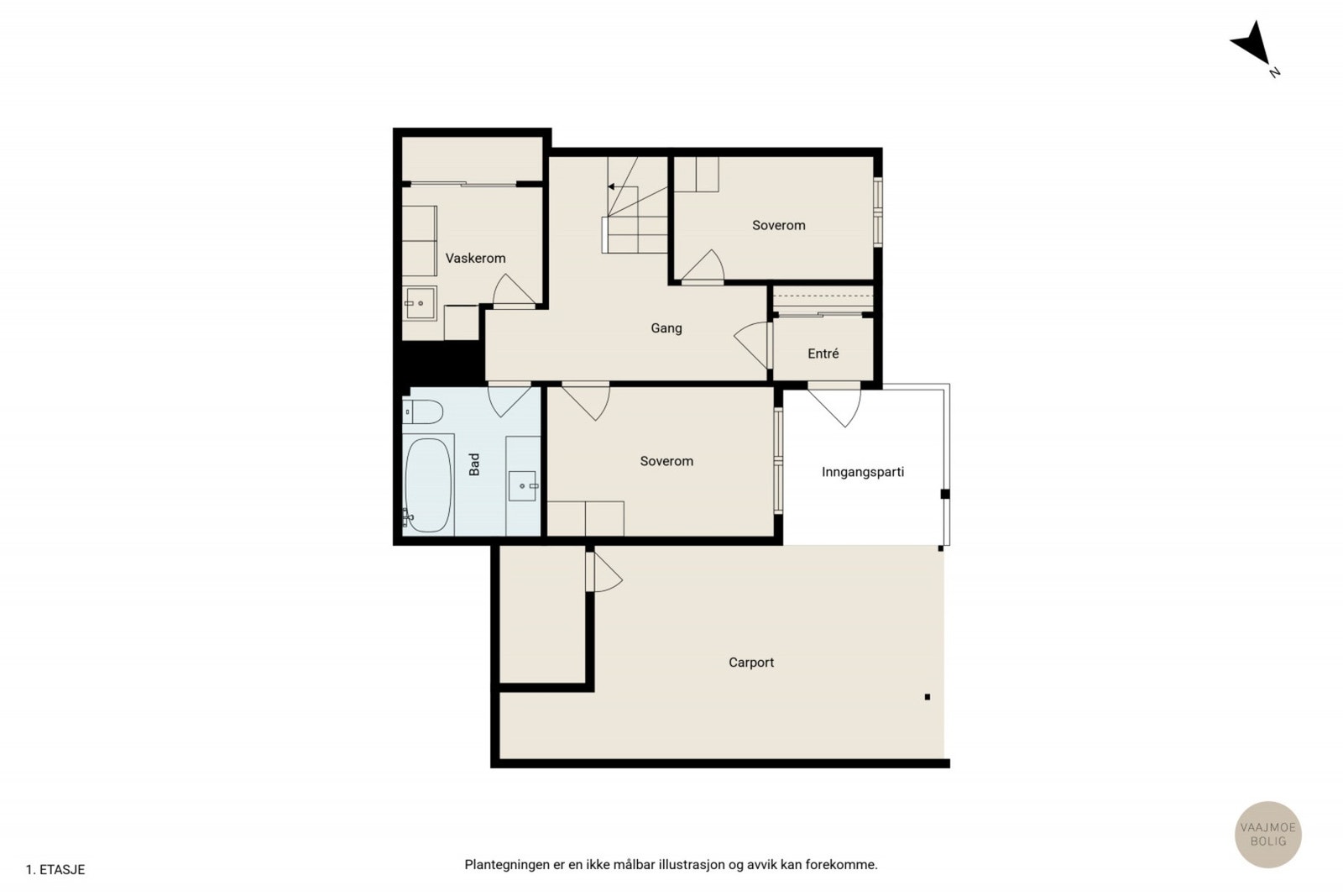 Gjør deg kjent med boligens planløsning Galleribilde