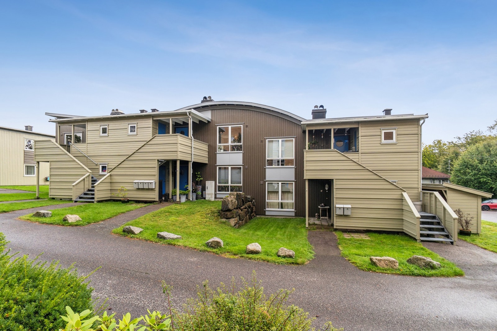 Parkering på oppmerket plass. Galleribilde