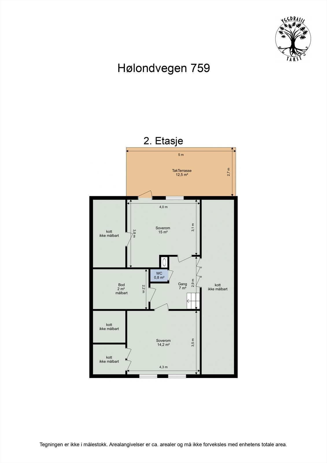 Plantegning - 2.etg Galleribilde