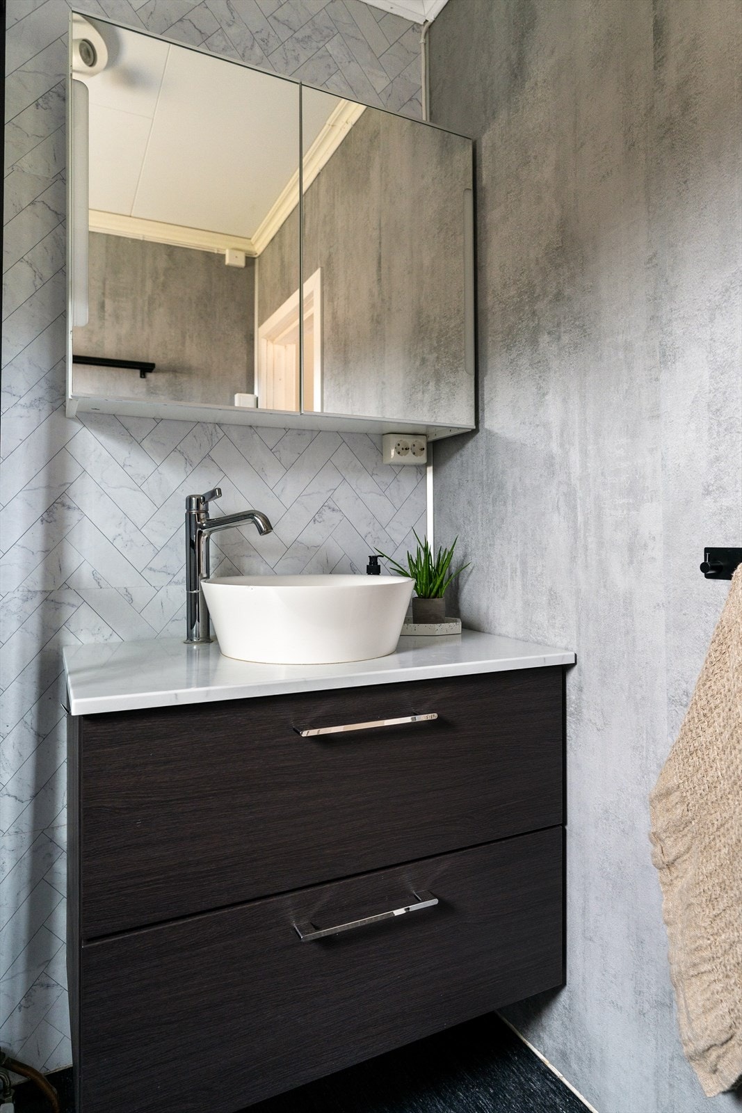 Badet har fått TG 1 av takstmann. Galleribilde