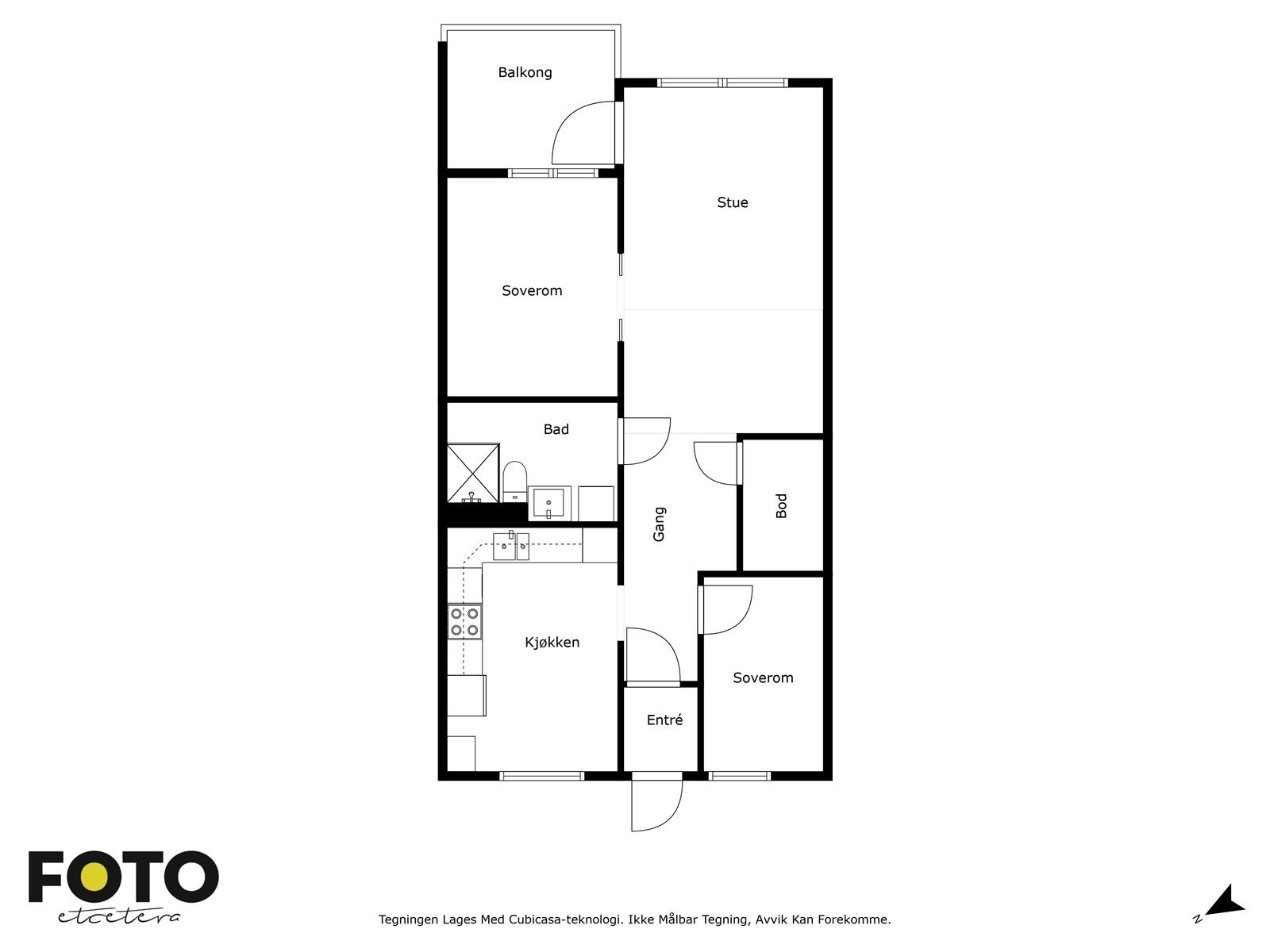 Plantegning - Ikke målbar Galleribilde