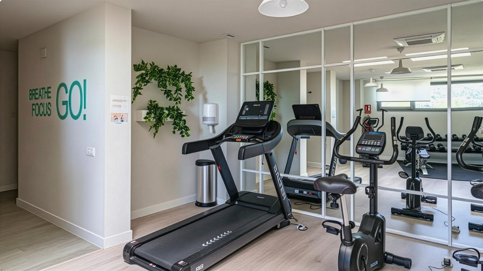 Felles treningsrom. Galleribilde