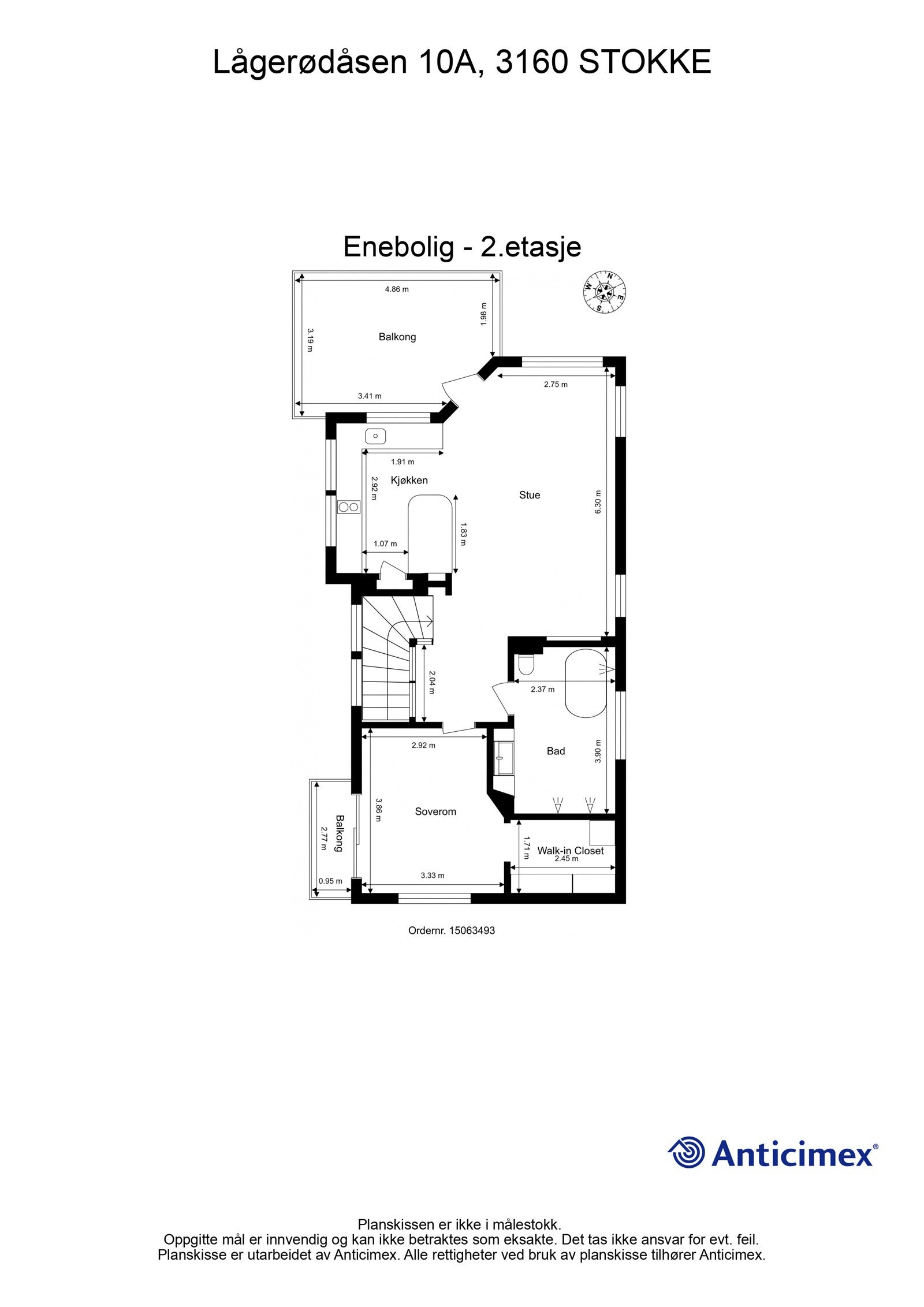 Plantegning 2.etasje Galleribilde