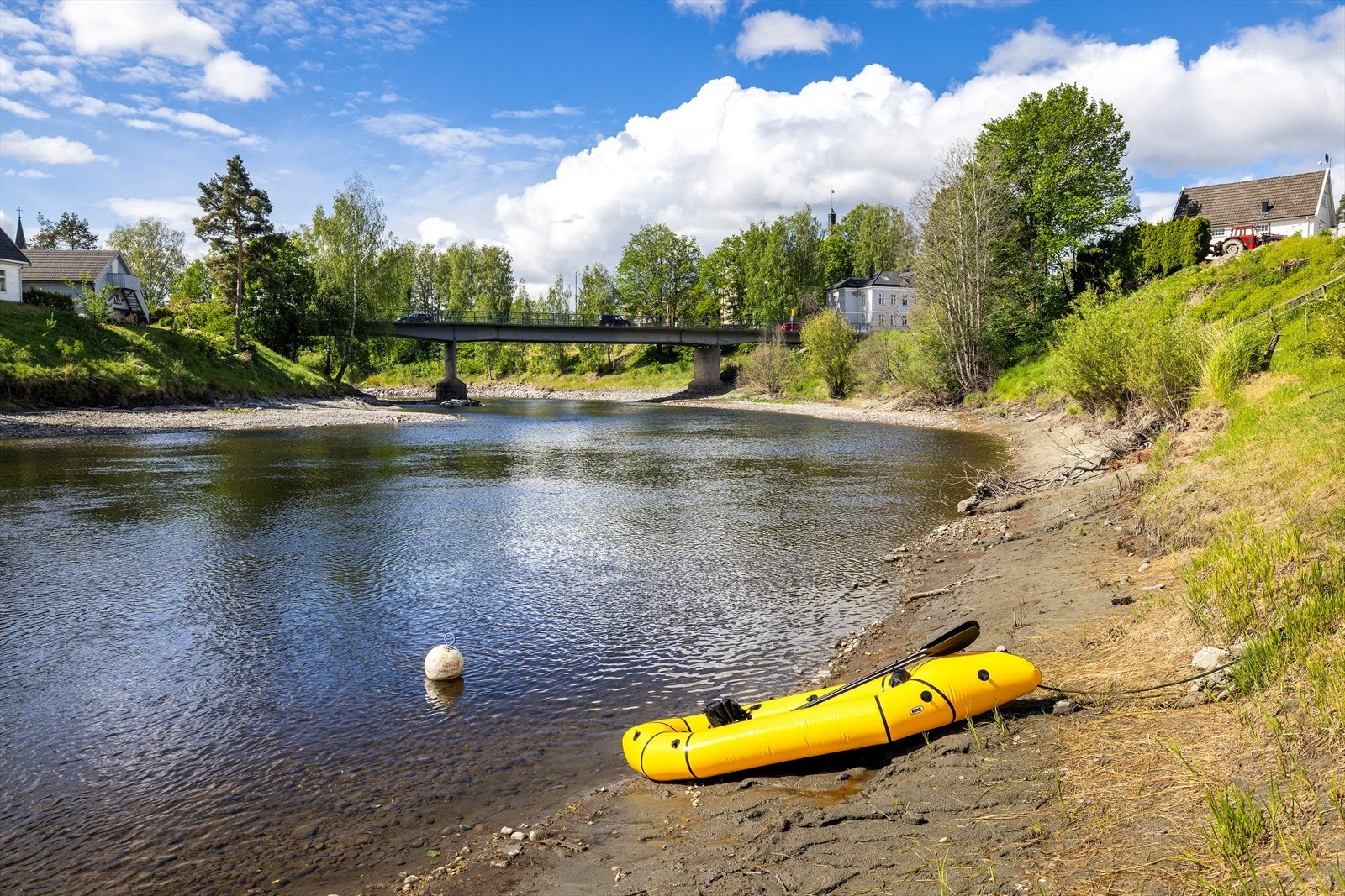 Herfra kan man seile hele veien til Tyrifjorden. Kanskje en is på Onsakervika frister? Galleribilde
