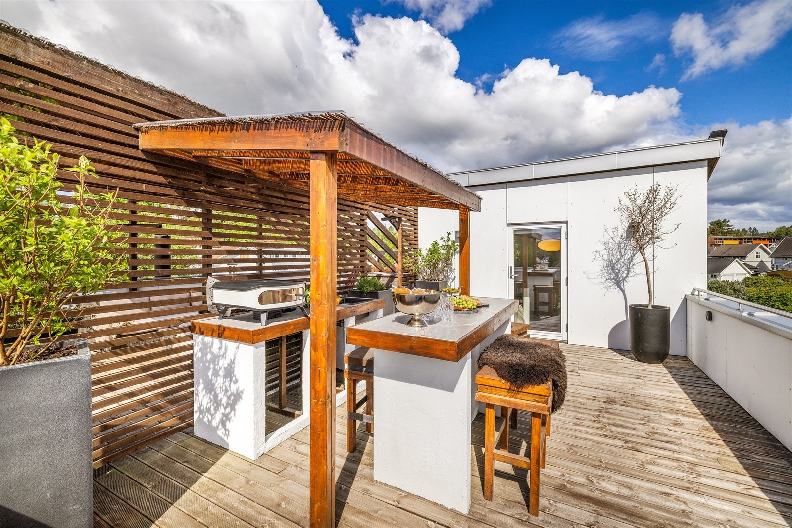 Å komme ut på takterrassen må bare oppleves! Galleribilde