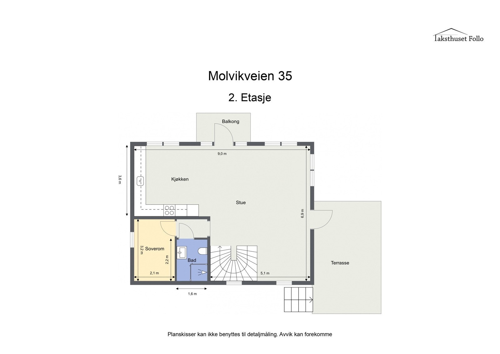 Plantegning andre etasje. Galleribilde