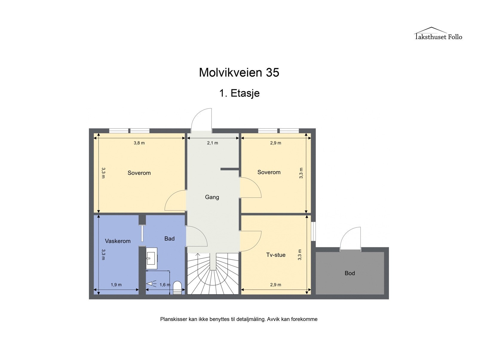 Plantegning første etasje. Galleribilde