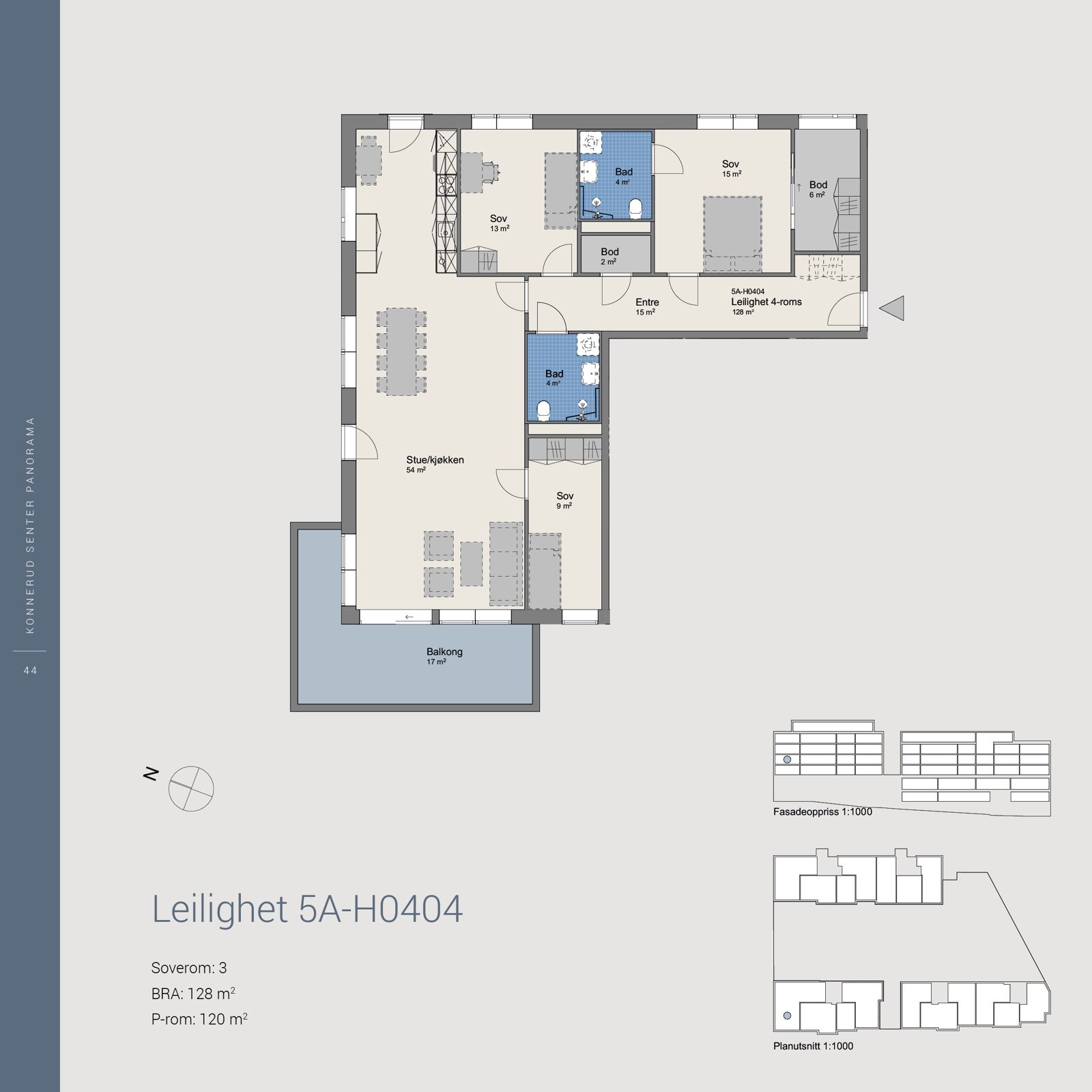 Plantegning - 5A-404 Galleribilde