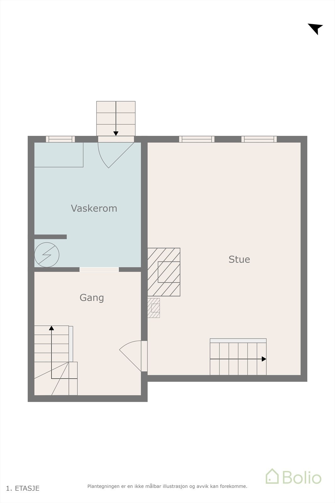 Plantegning Galleribilde