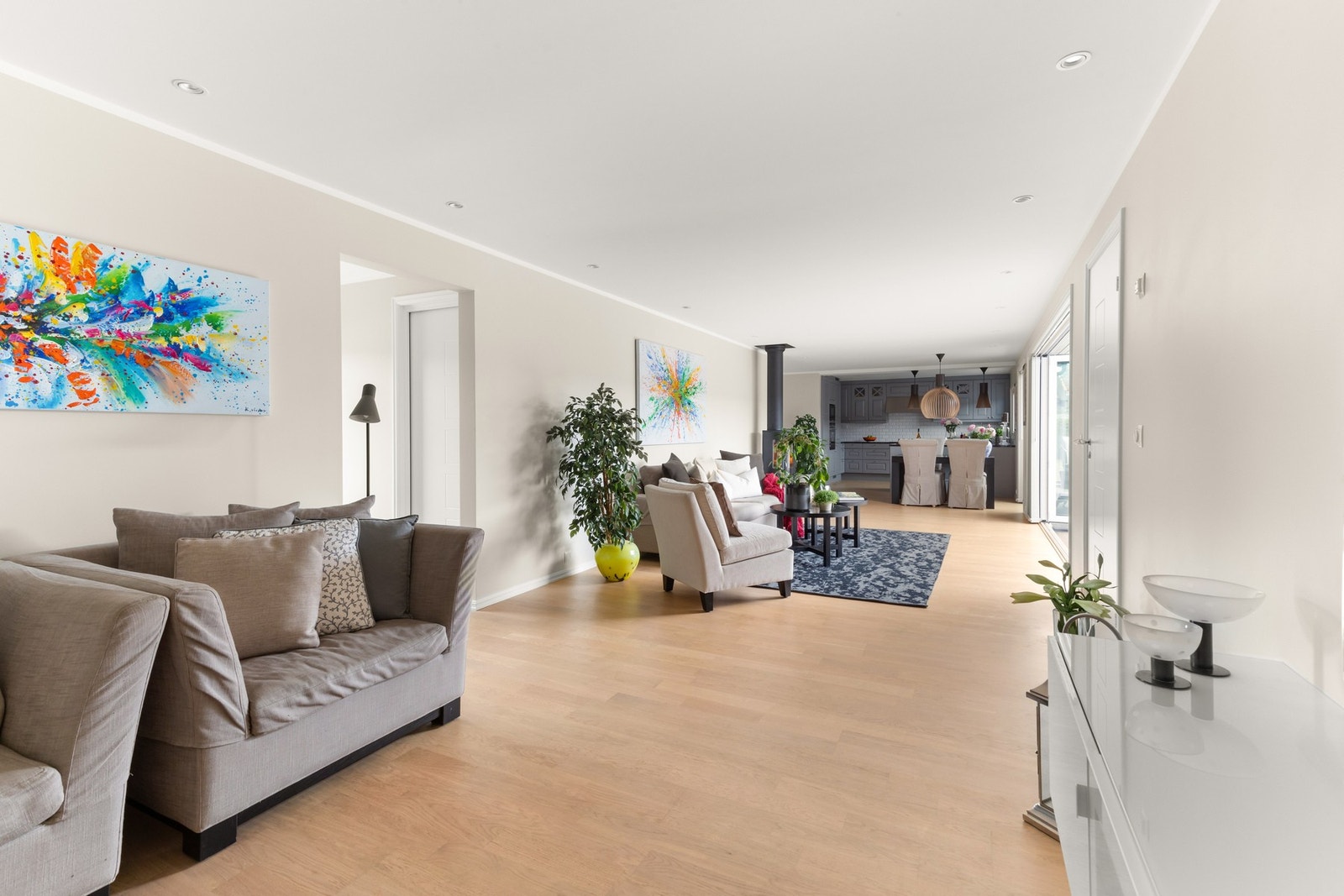 Åpent og luftig, men med definerte soner. Galleribilde