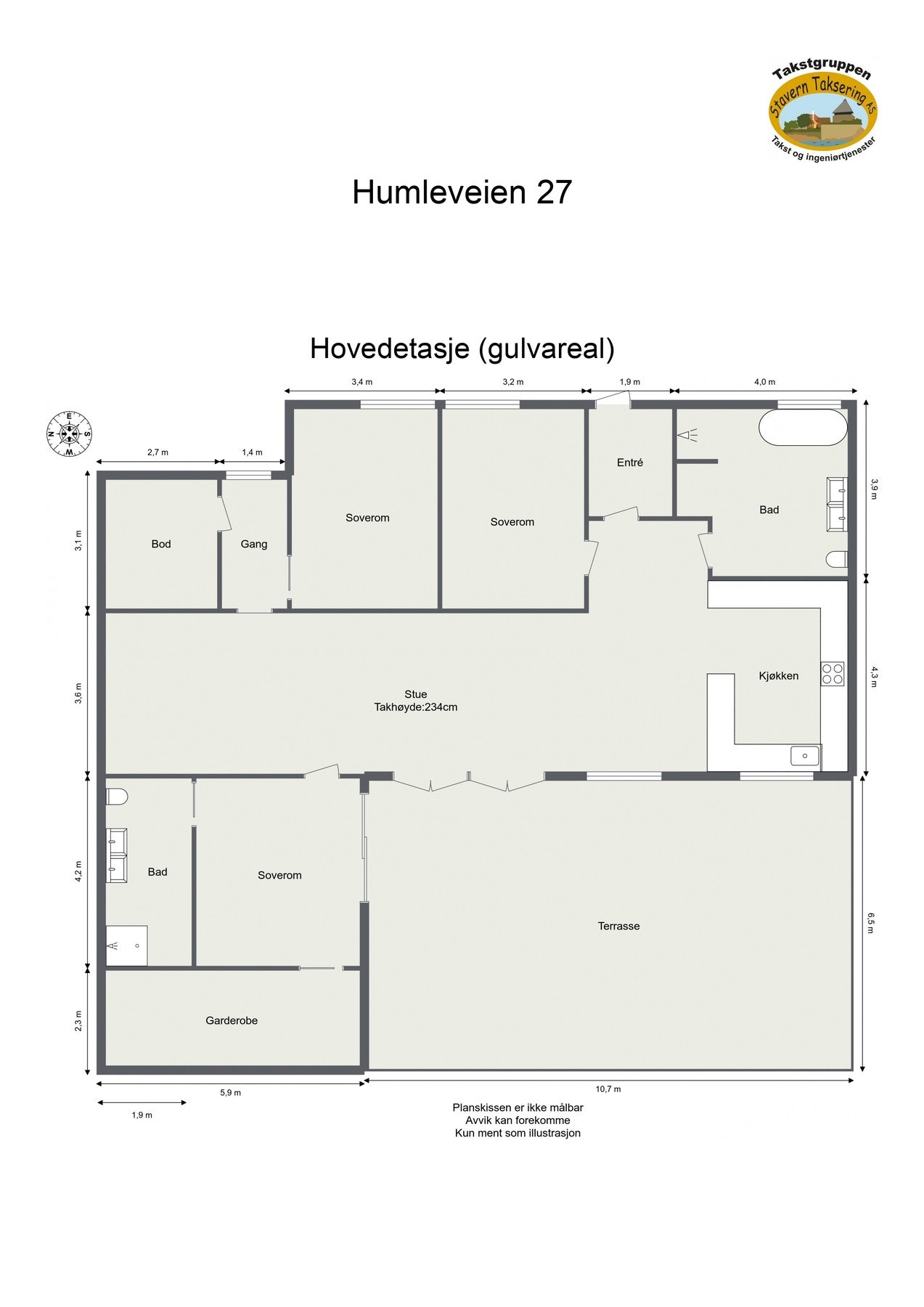 Plantegning Galleribilde