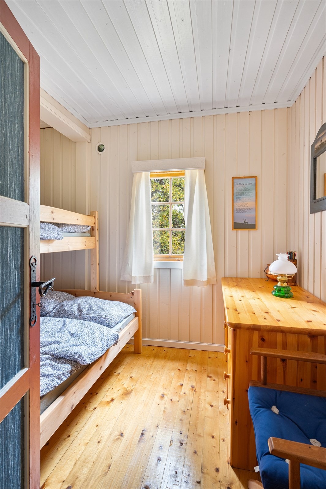 Det er totalt tre soverom i hytta Galleribilde