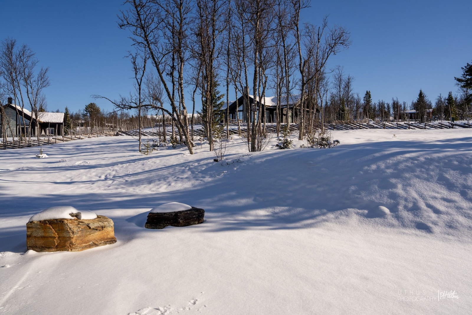 Mye plass til aktiviteter sommer som vinter på tomten Galleribilde
