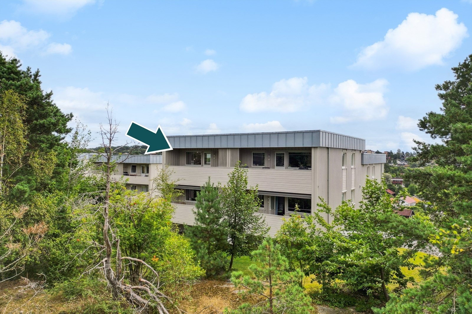 Leiligheten ligger i toppetasjen Galleribilde