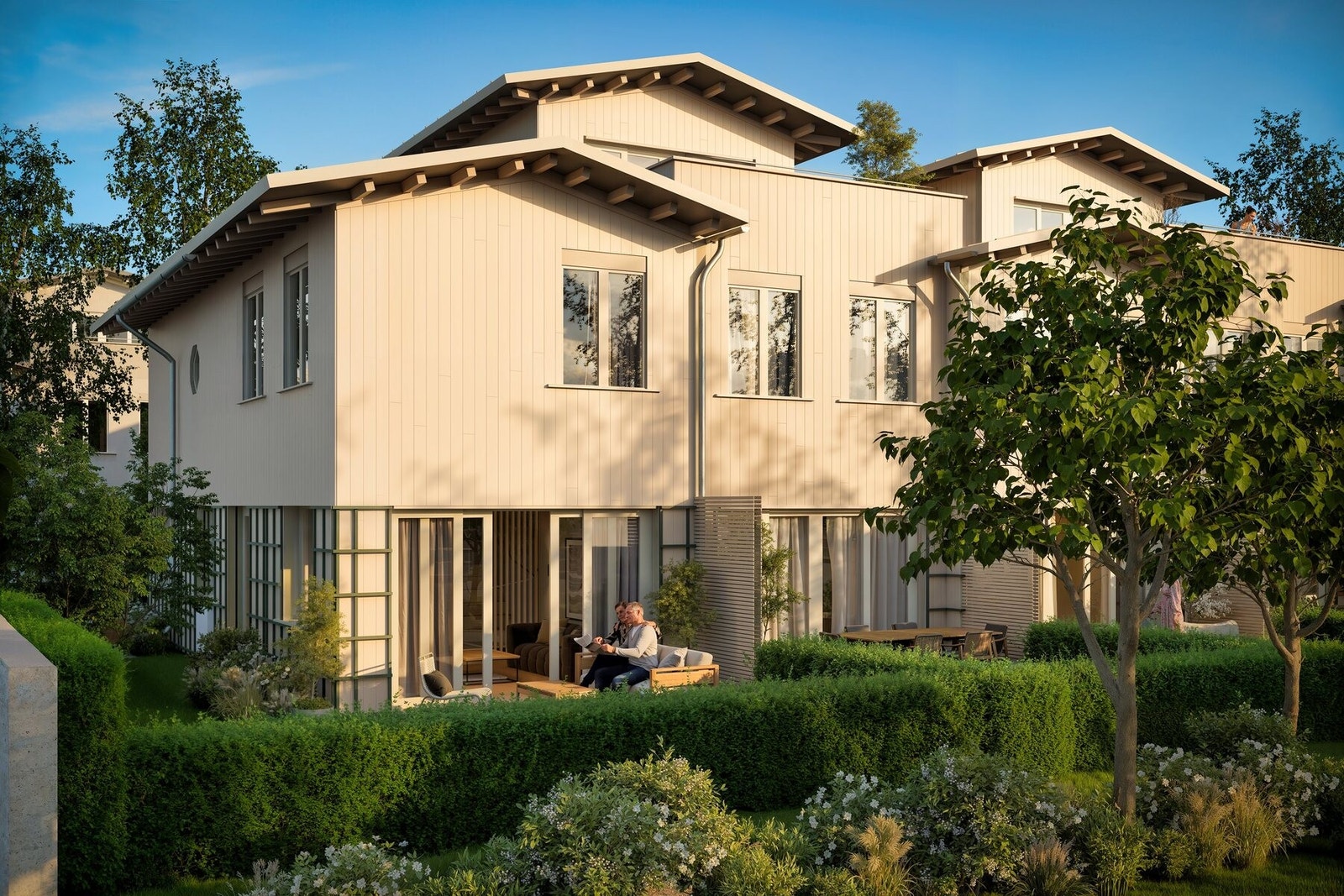 Bildet er en illustrasjon av stue/spisestue. Bildet kan avvike fra ferdig leveranse Galleribilde