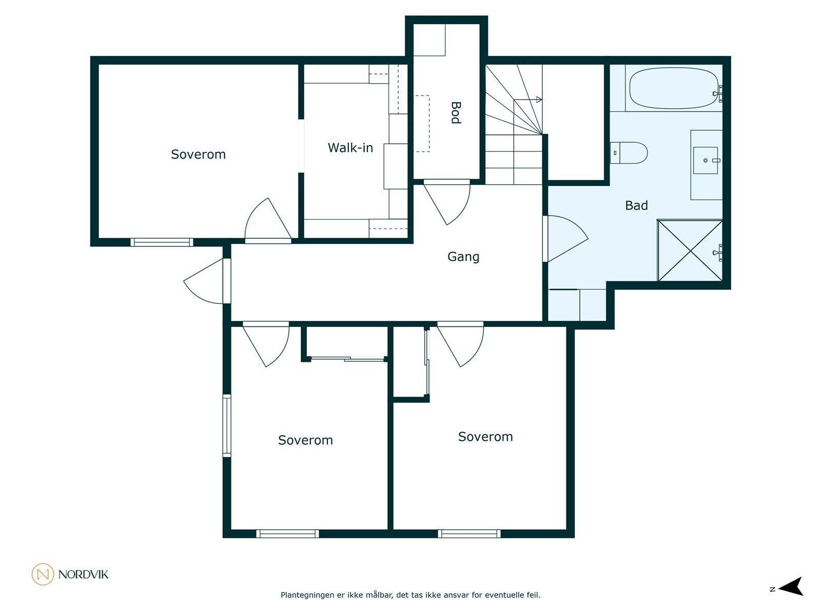 Oversikt underetasje Galleribilde