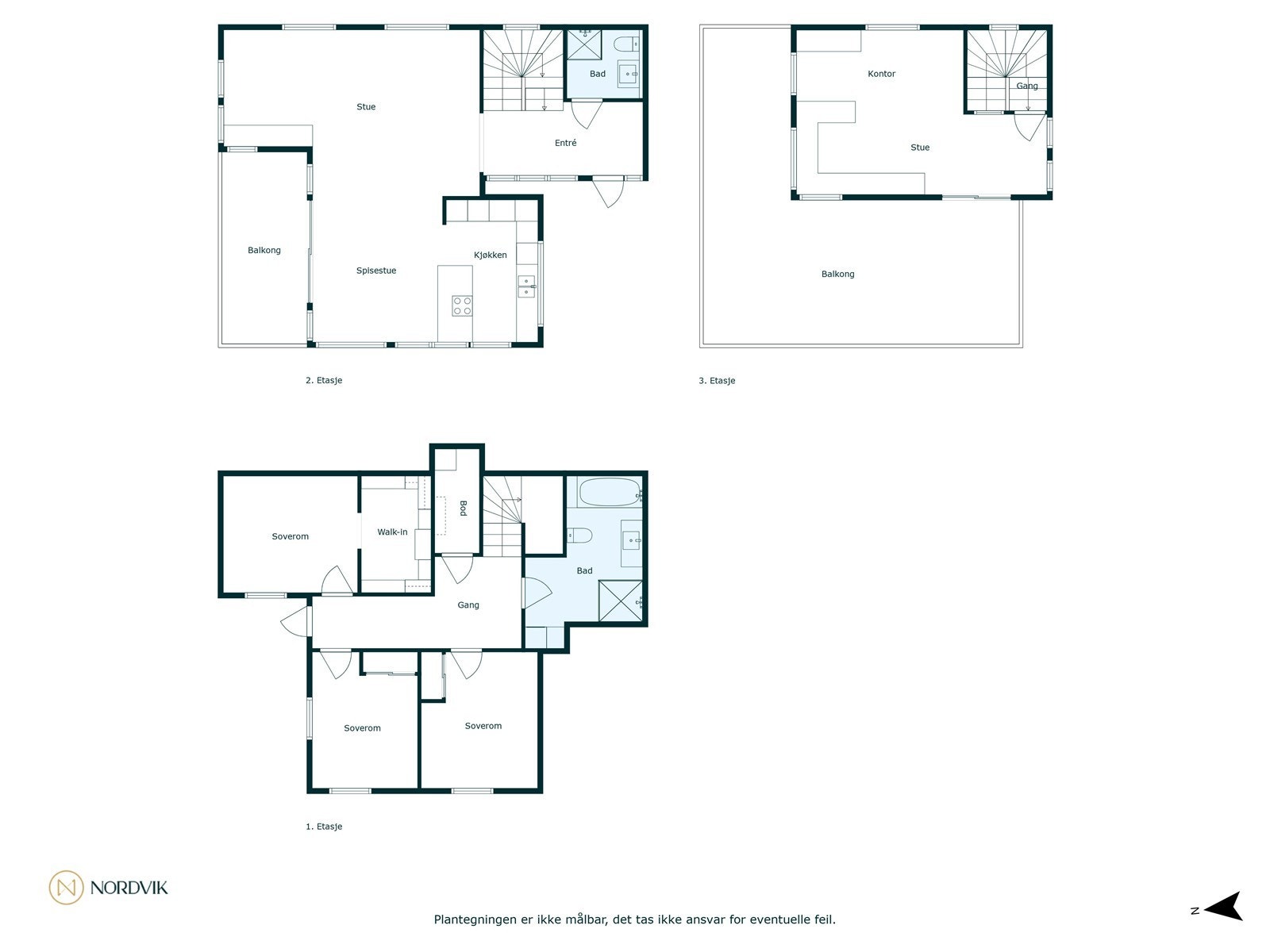 Oversikt plantegning Galleribilde