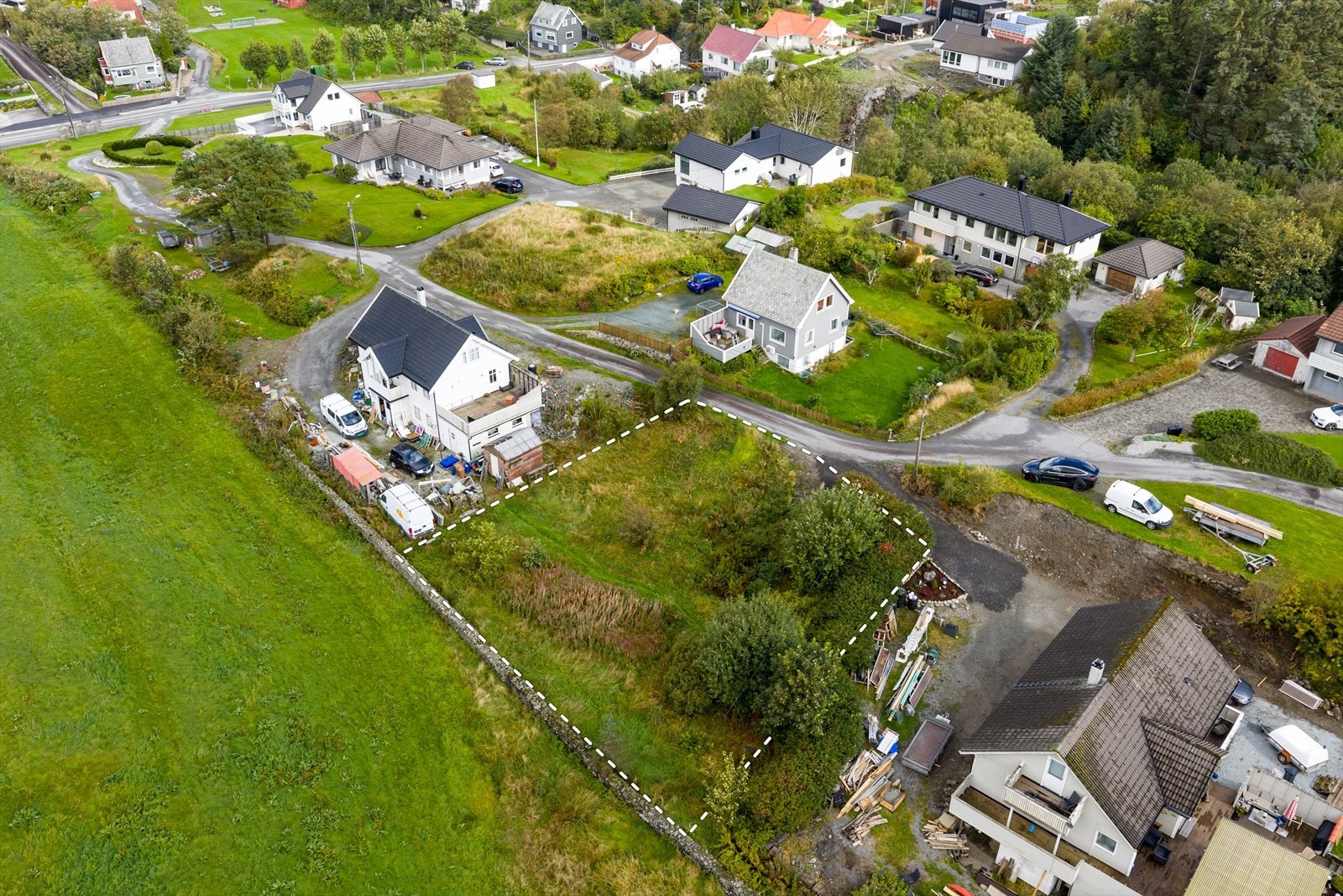 Omtrentlig tomtemarkering Galleribilde