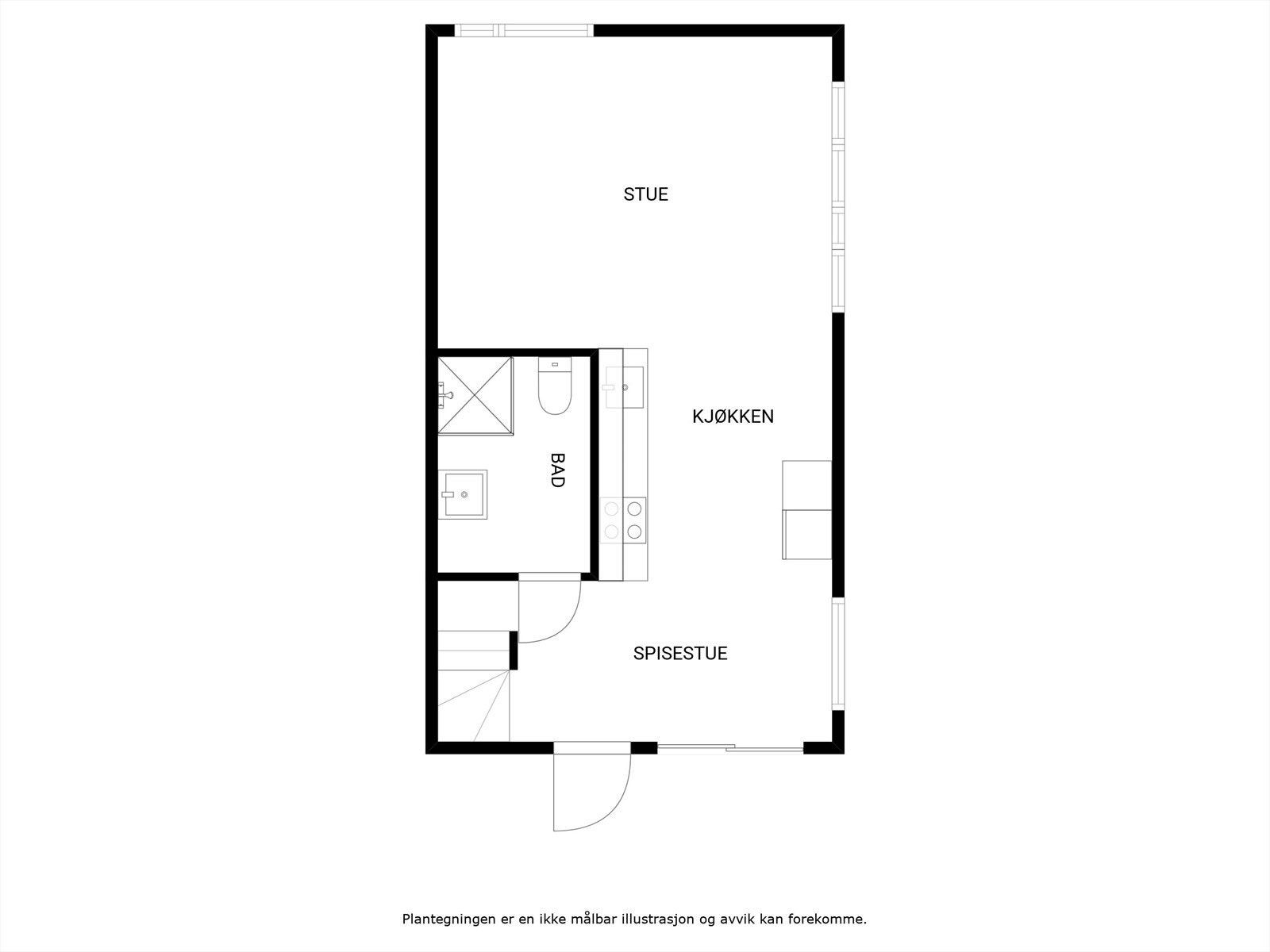 Plantegning 2.etasje Galleribilde