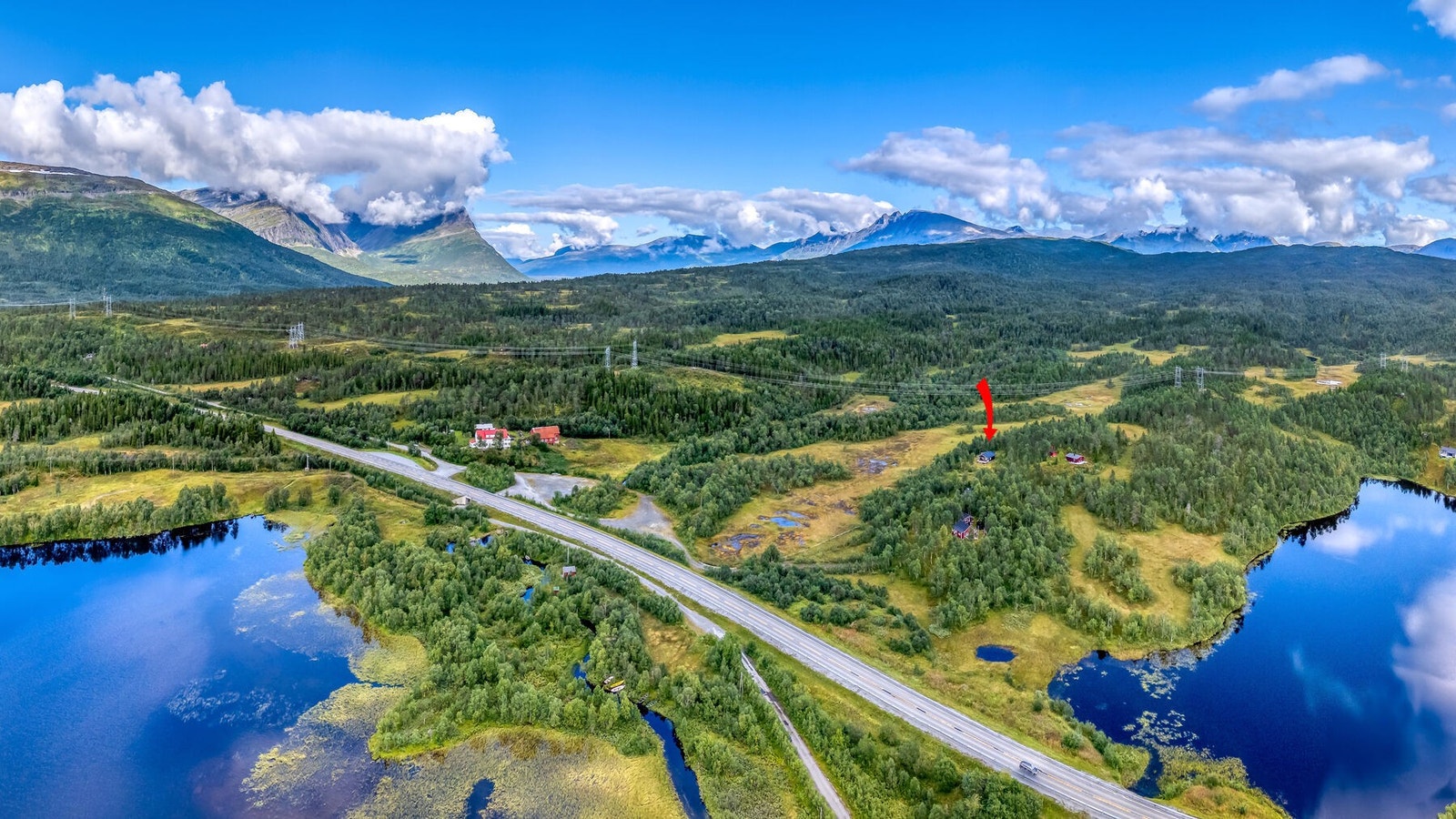 Hytta ligger i et attraktivt turområde Galleribilde