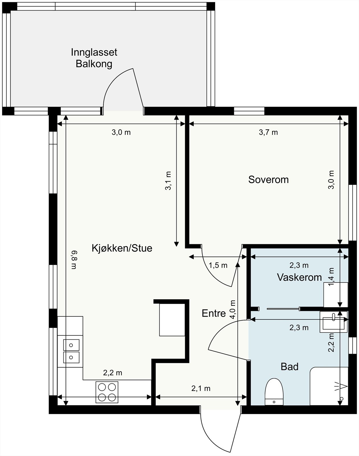 Plantegning 2. etasje. Galleribilde