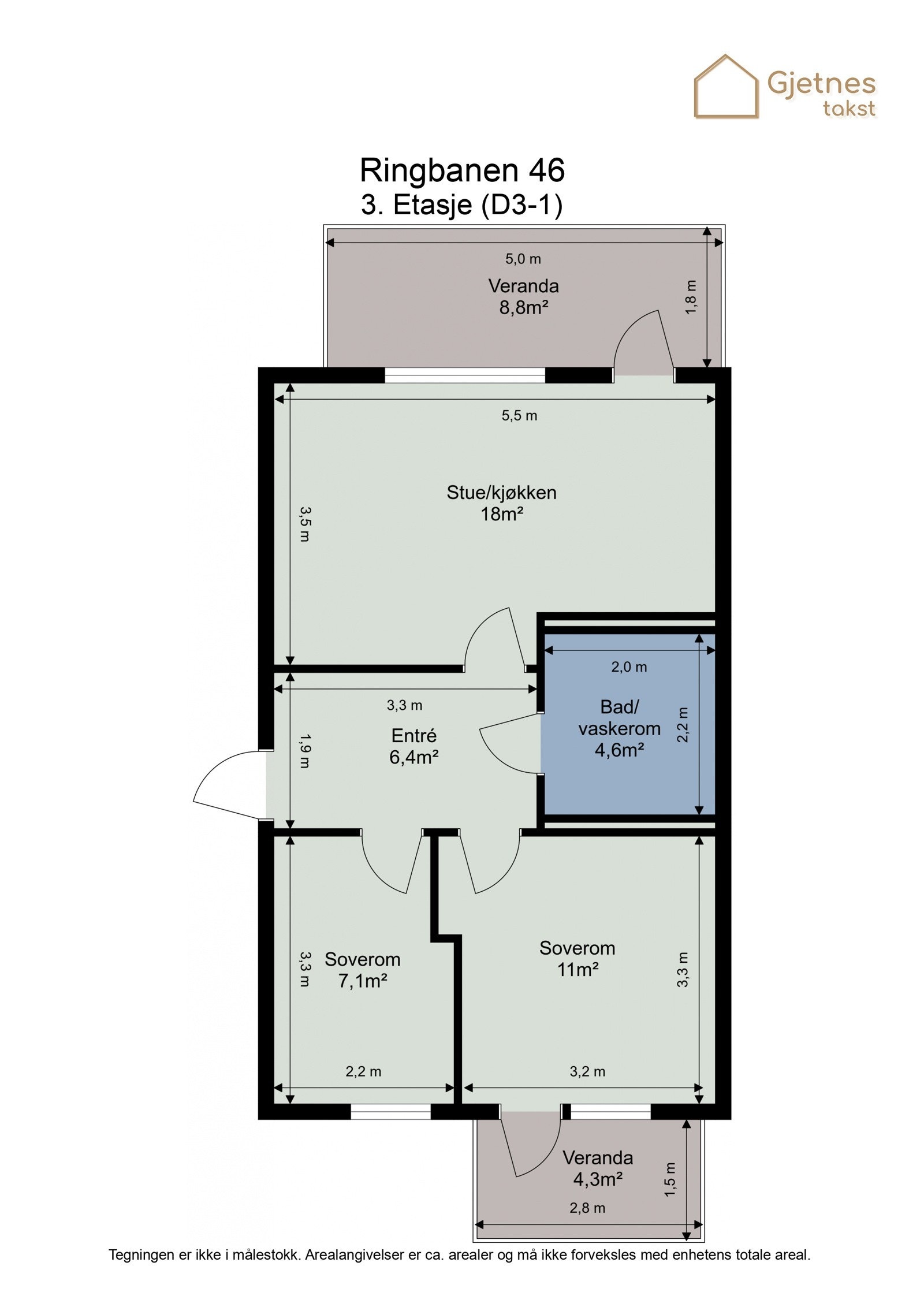 Plantegning. Galleribilde